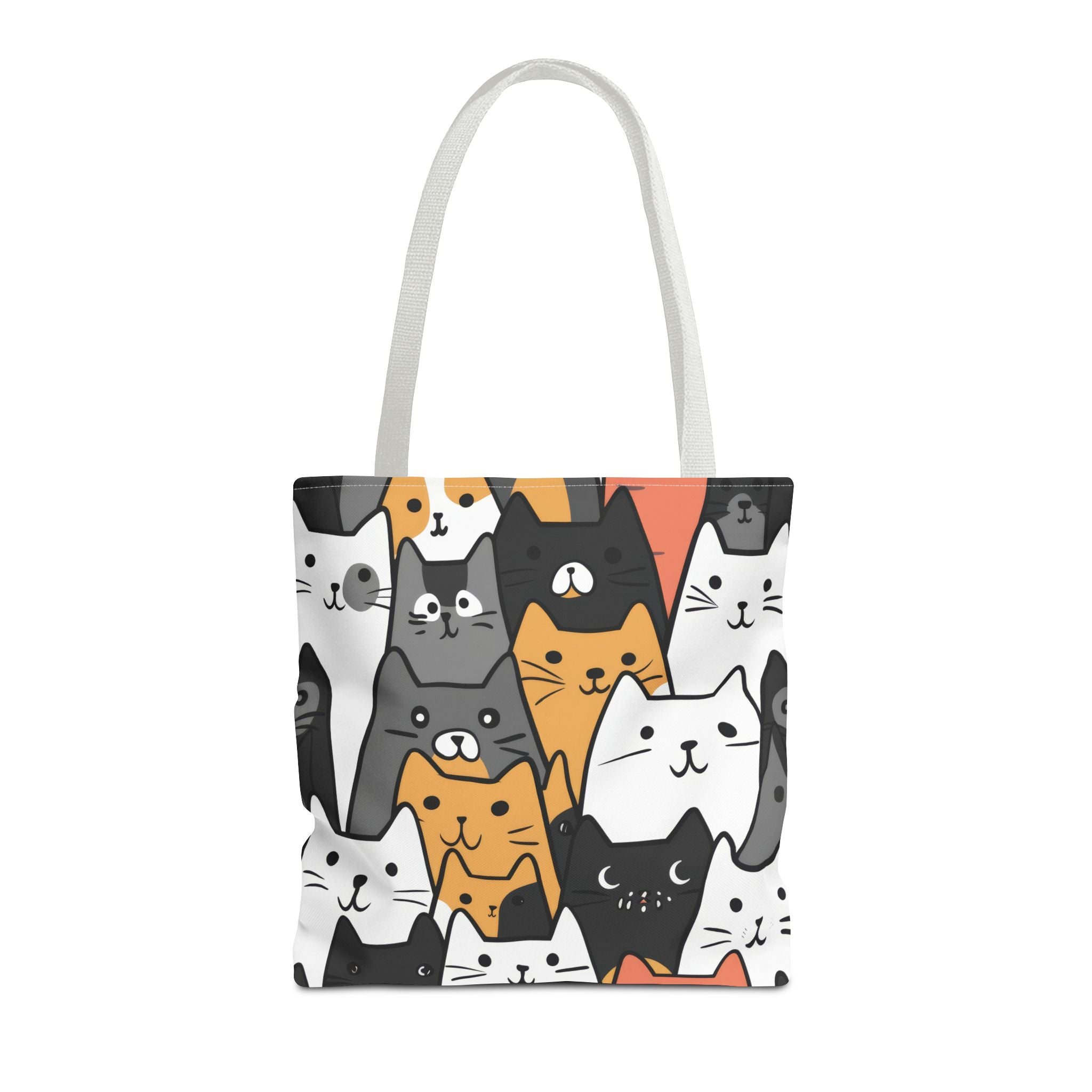 Cat Face Tote Bag, 3 Sizes