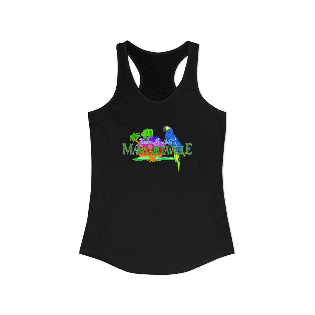 Margaritaville Racerback Tank Top - Paradise Vibe, Summer Essentials, Beachwear, Vacation Outfit, Resort Wear