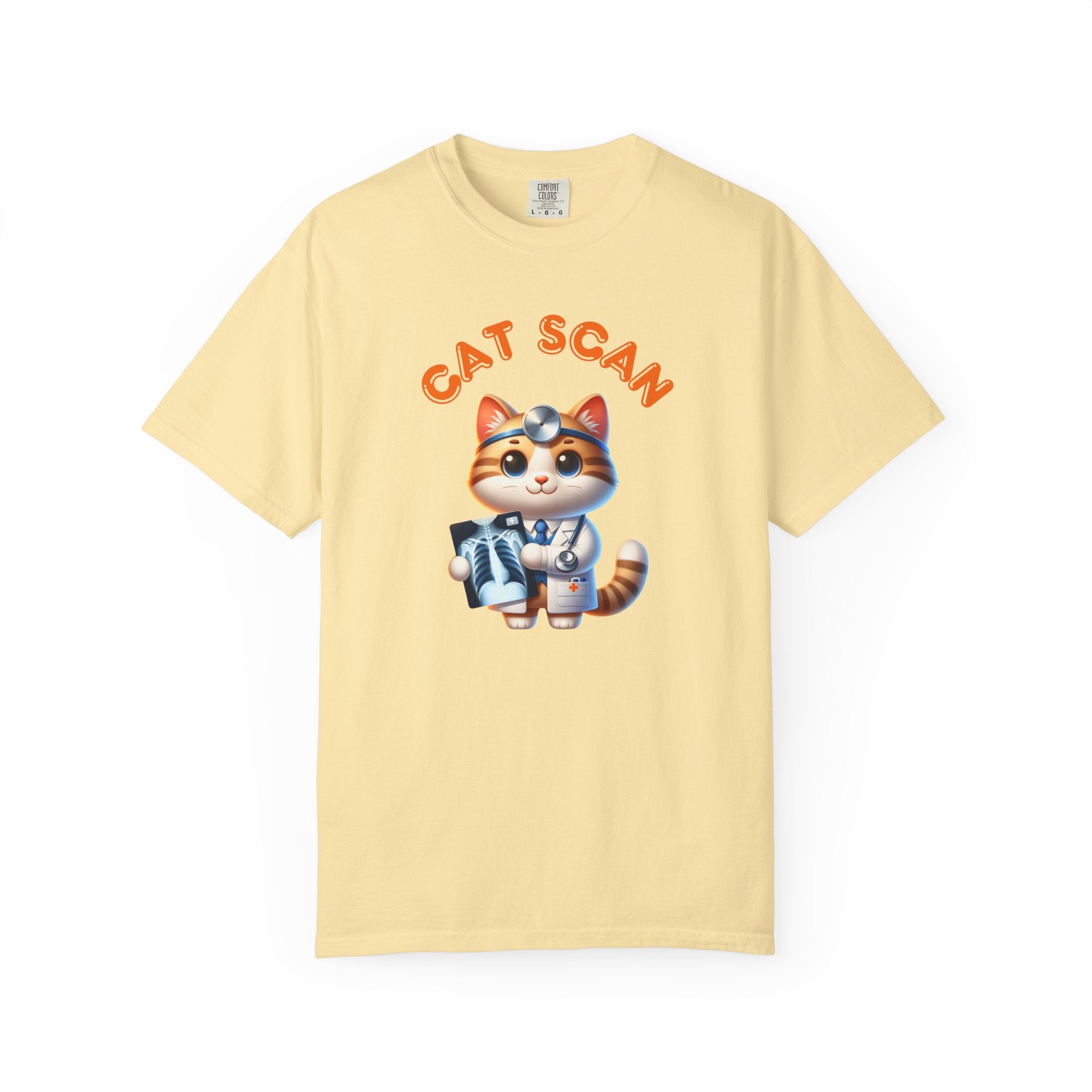 Cat Scan T-Shirt, Funny Cat Tee, Unisex Graphic Shirt, Cat Lover Gift, Animal X-Ray Tee