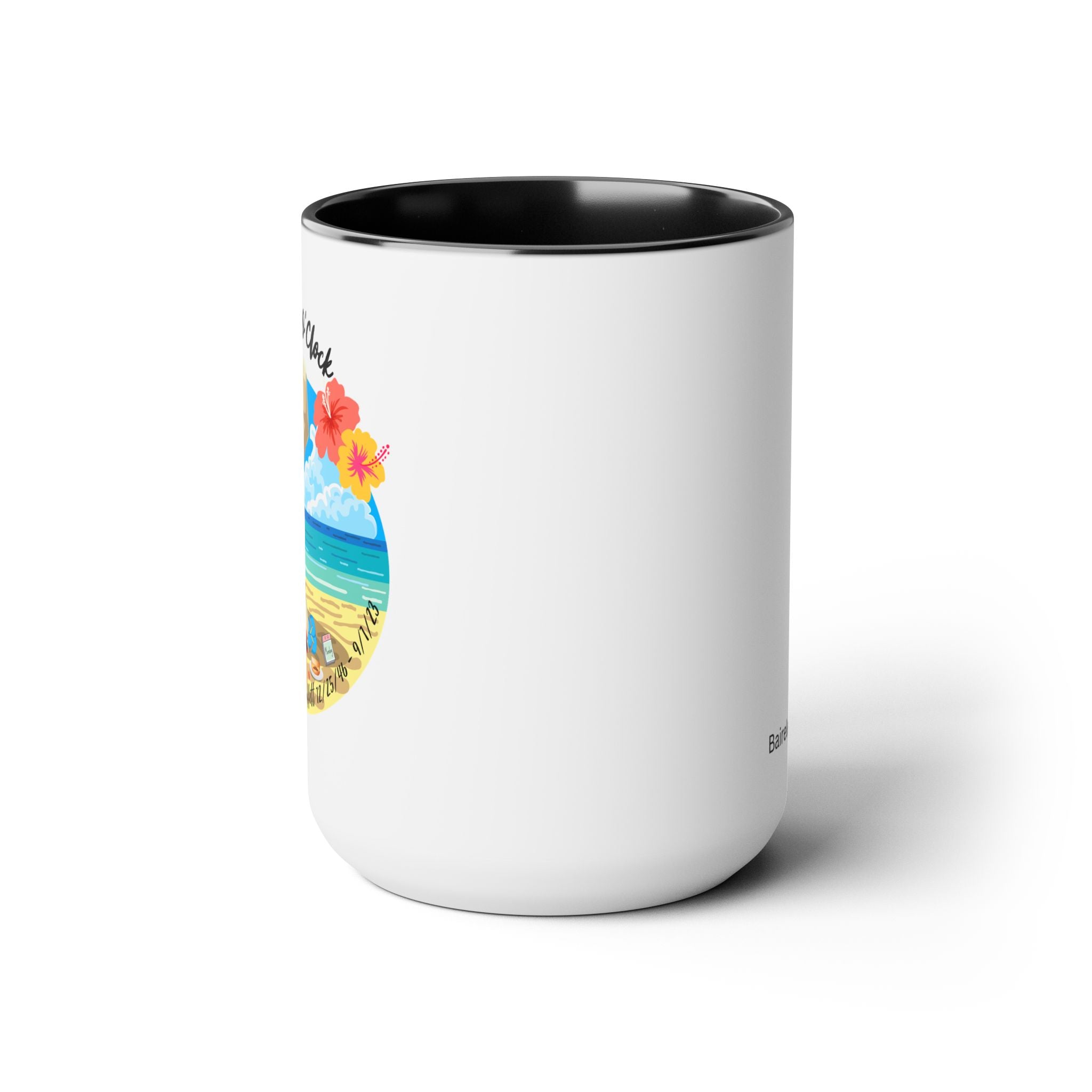Jimmy Buffett, Forever Five O'Clock. Two-Tone Coffee Mugs, 15oz