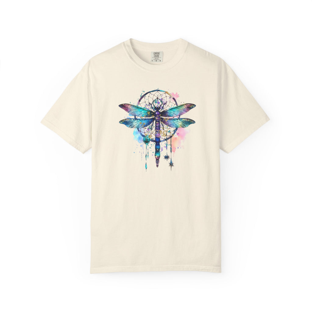 Blue Dragonfly Dreamcatcher T-Shirt for Men and Women