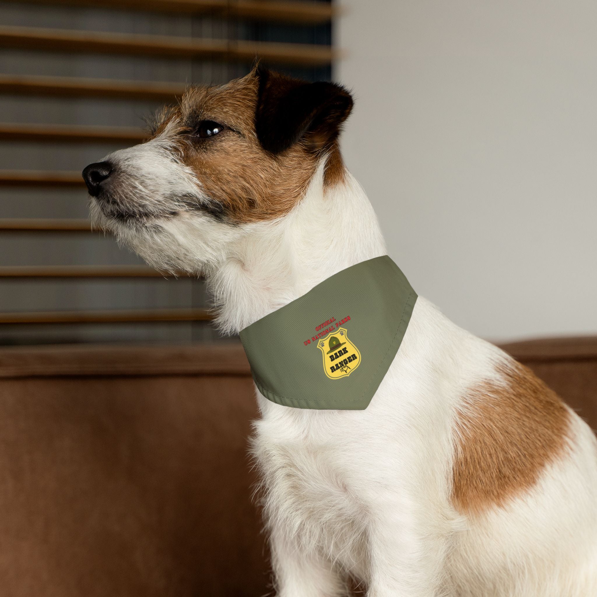 Bark Ranger Pet Bandana with Collar