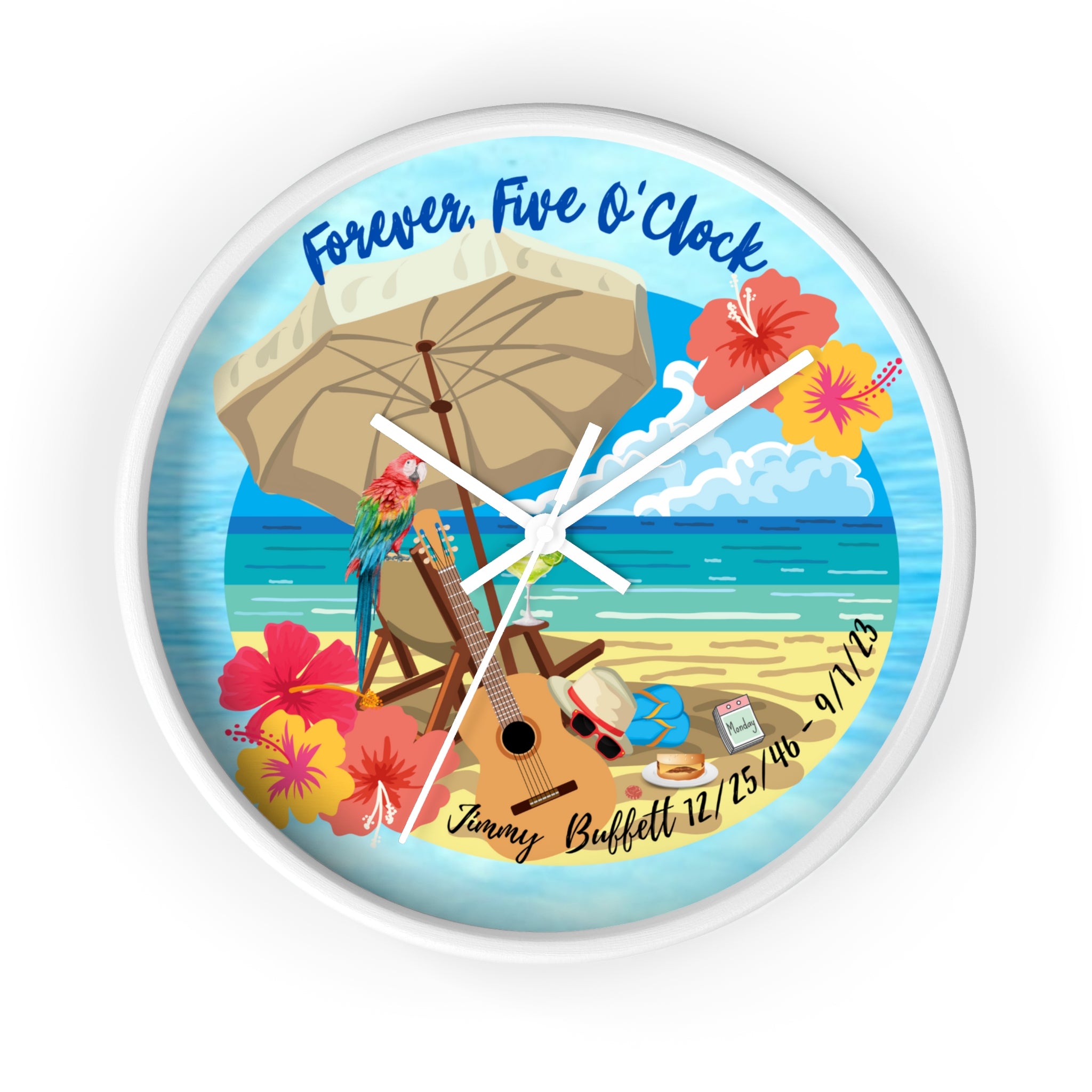Jimmy Buffett, Forever Five O'Clock, Wall Clock