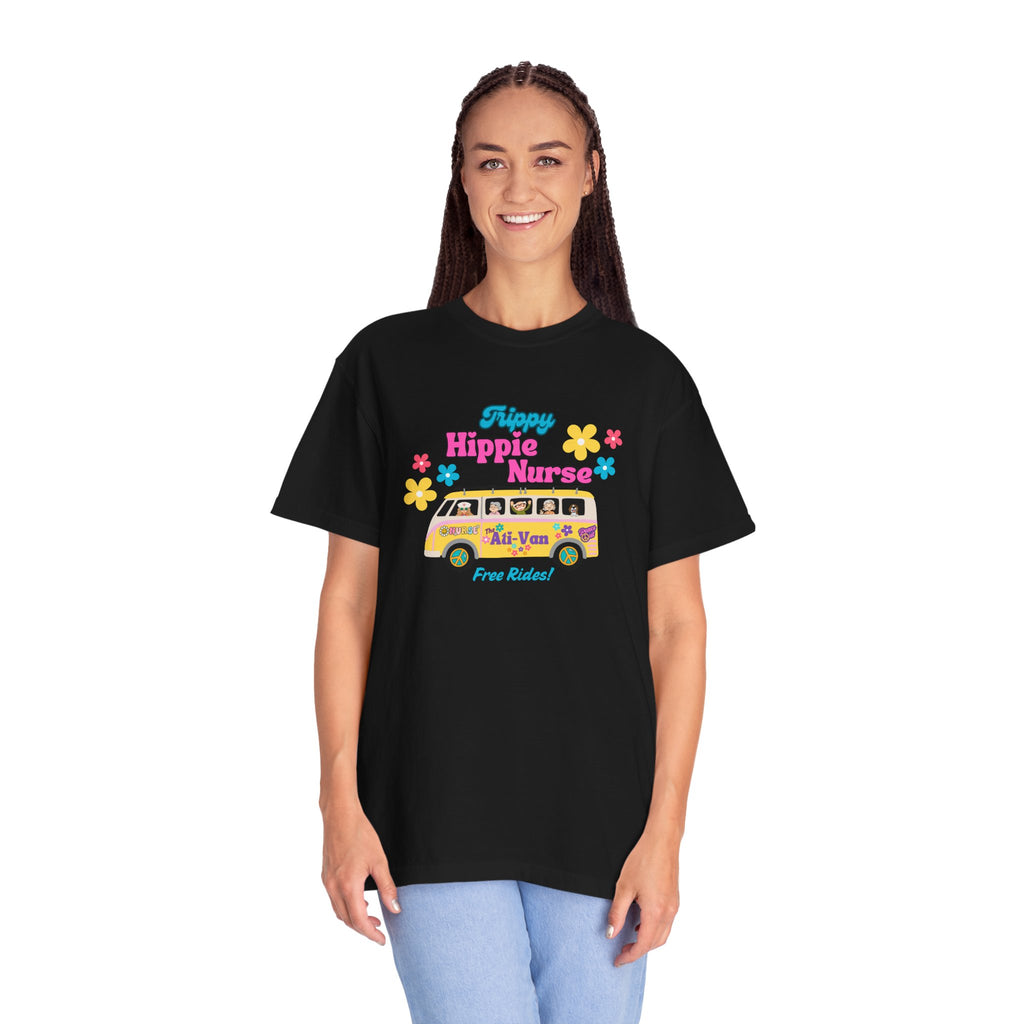 Trippy Hippie Nurse Unisex T-shirt, Funny Nurse Shirt