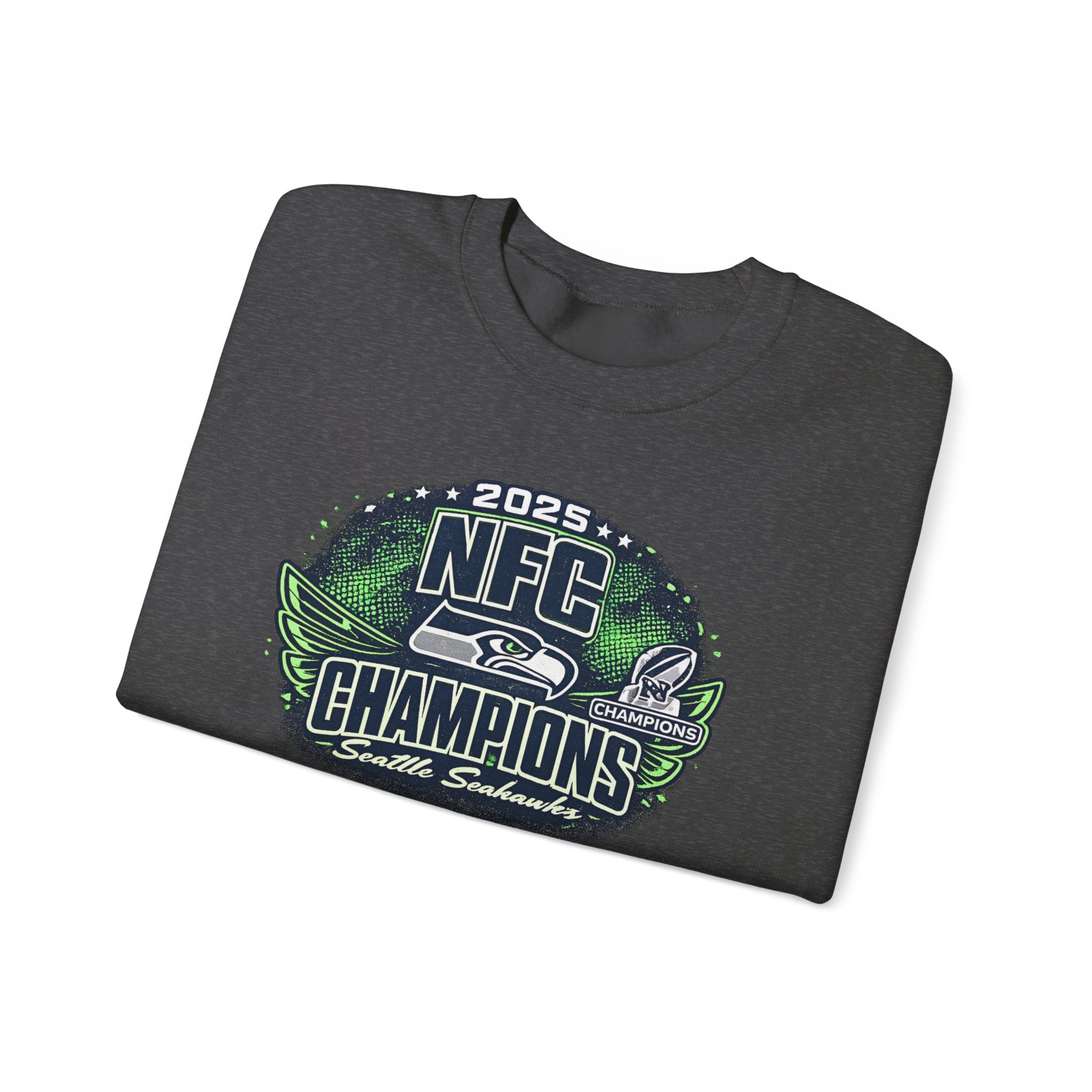 2025 Seattle Seahawks NFC Champions Crewneck Sweatshirt