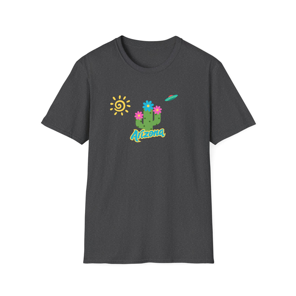 Arizona Cactus T-Shirt, Summer Tee, Travel Shirt, Vacation Apparel, Unique Gift for Nature Lovers