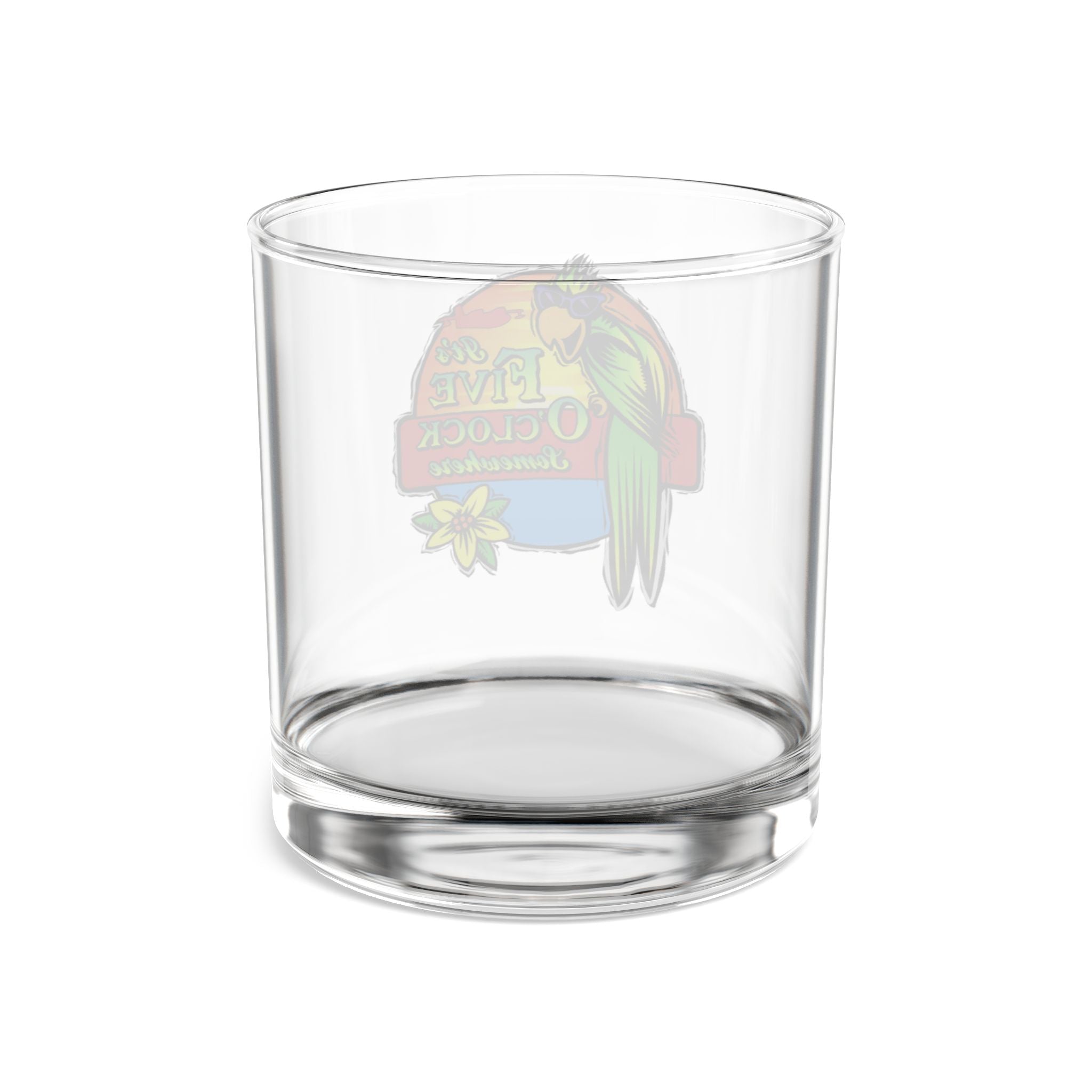 Its Five O'Clock Somewhere Jimmy Buffett Collectors Rocks Glass, 10oz