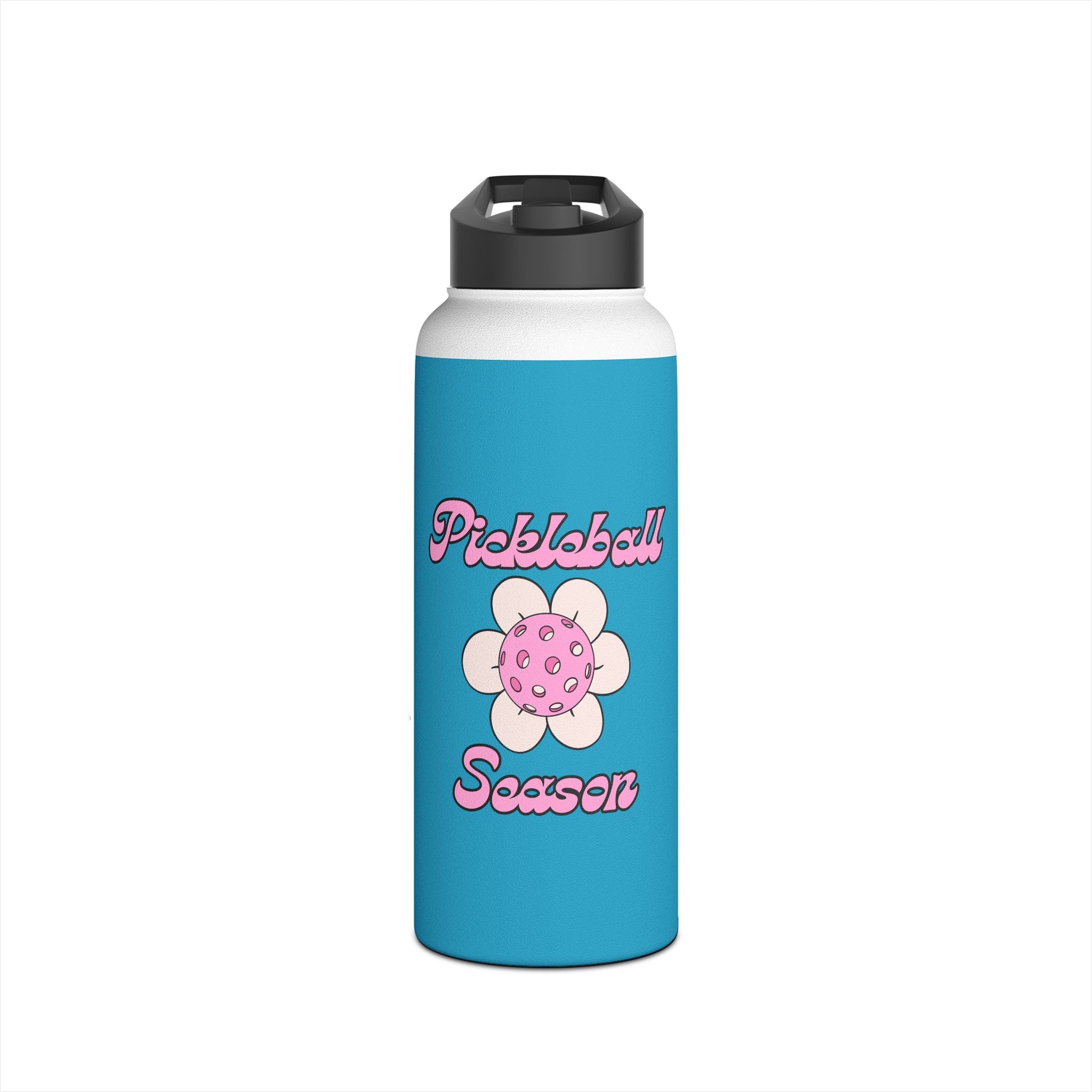 Pickleball Season Stainless Steel Water Bottle, 2 sizes