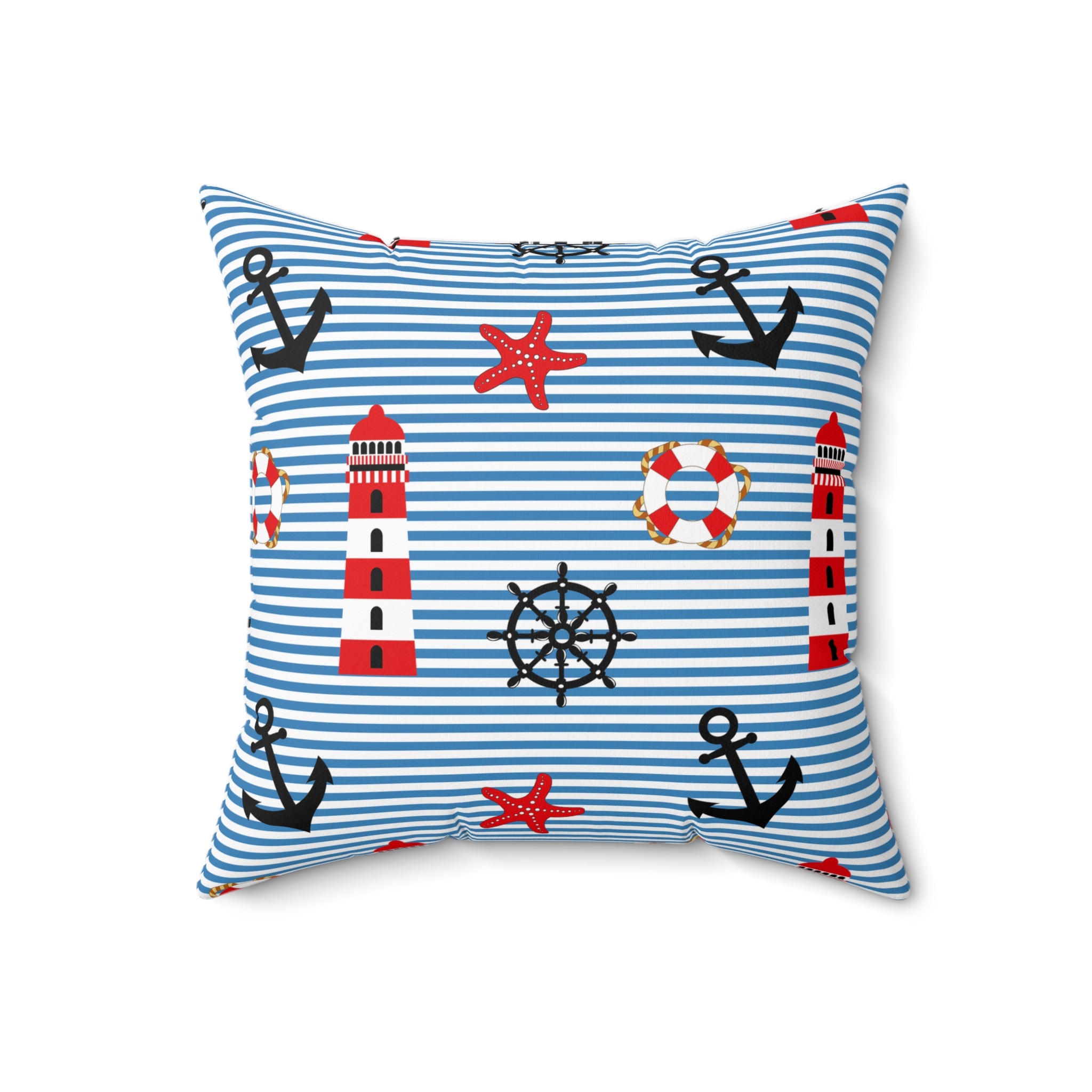 Nautical Throw Pillow