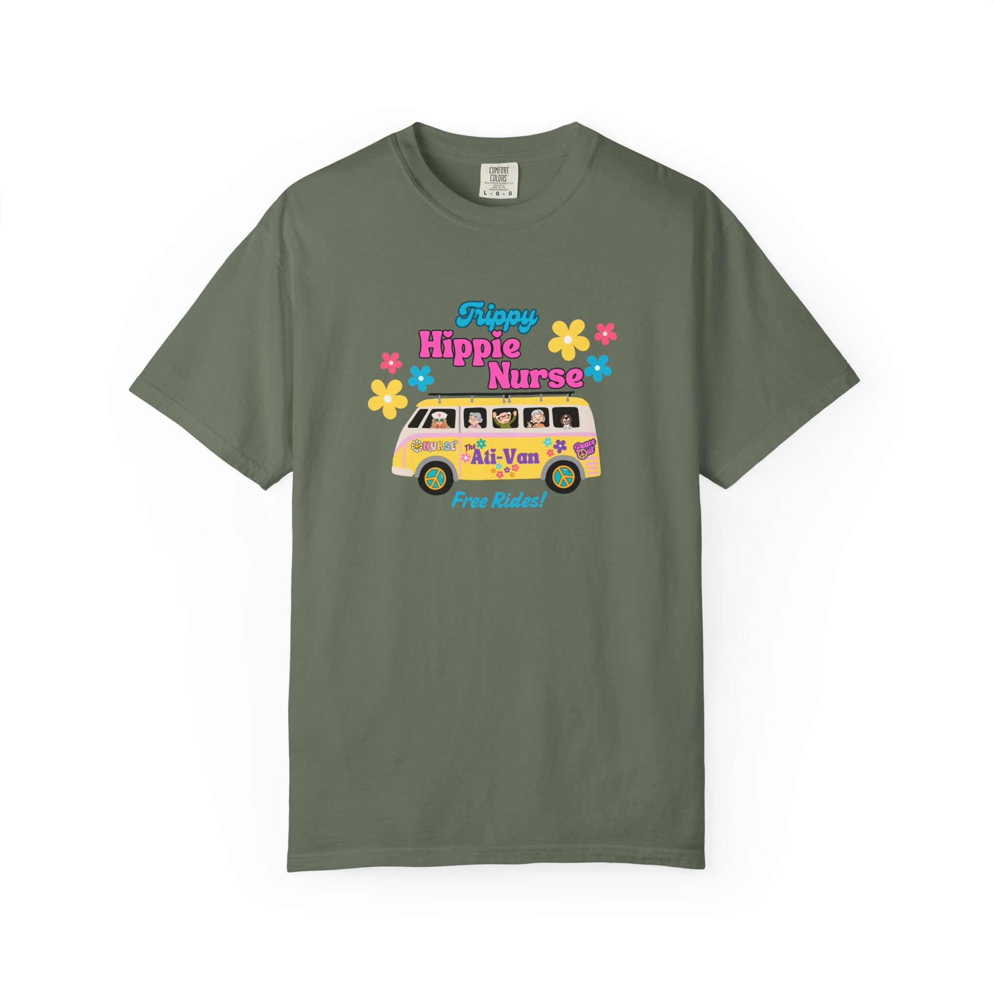 Trippy Hippie Nurse Unisex T-shirt, Funny Nurse Shirt