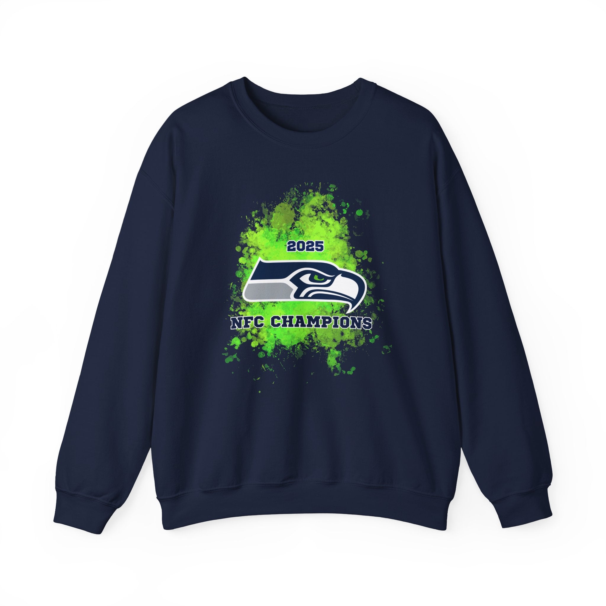 Seahawks 2025 NFC Champions Crewneck Sweatshirt