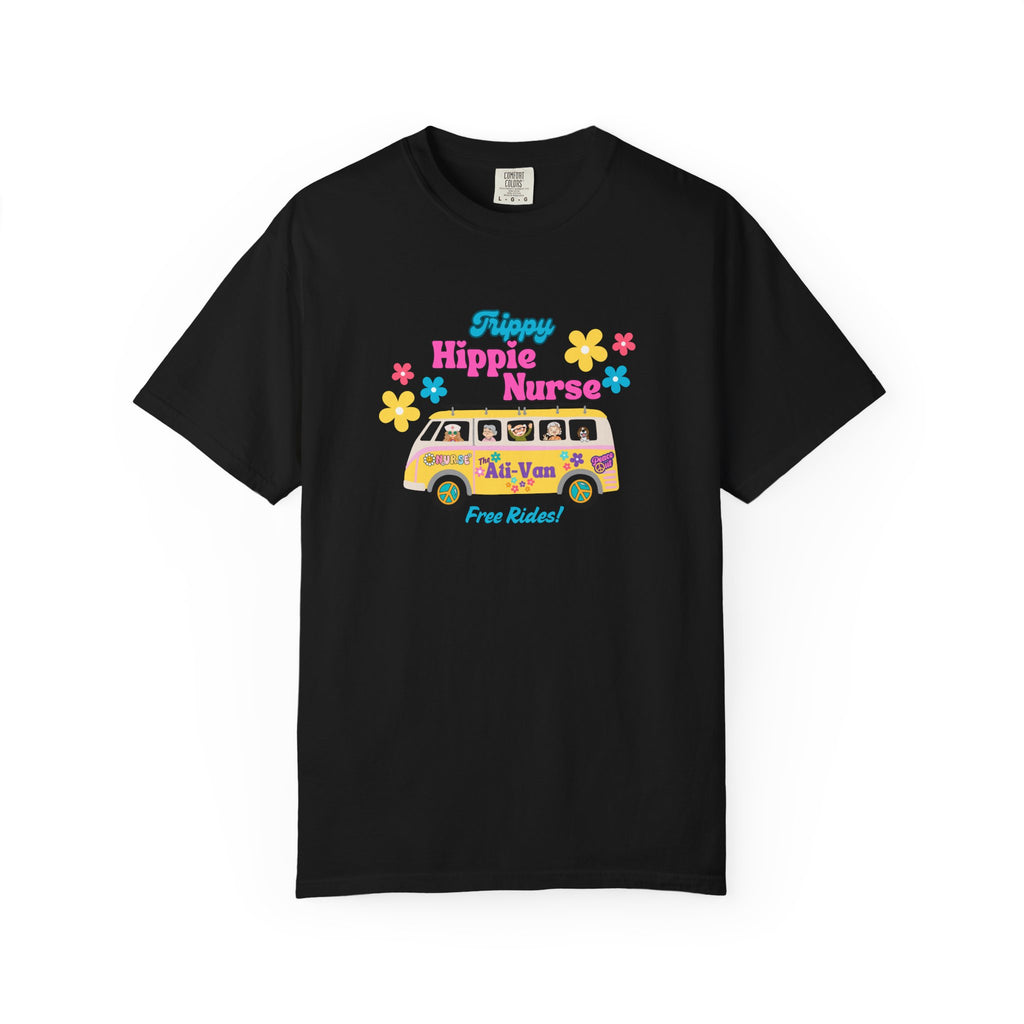 Trippy Hippie Nurse Unisex T-shirt, Funny Nurse Shirt
