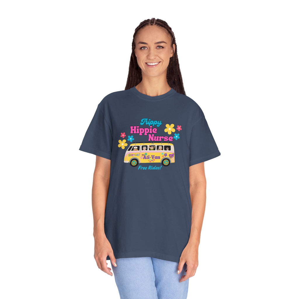Trippy Hippie Nurse Unisex T-shirt, Funny Nurse Shirt