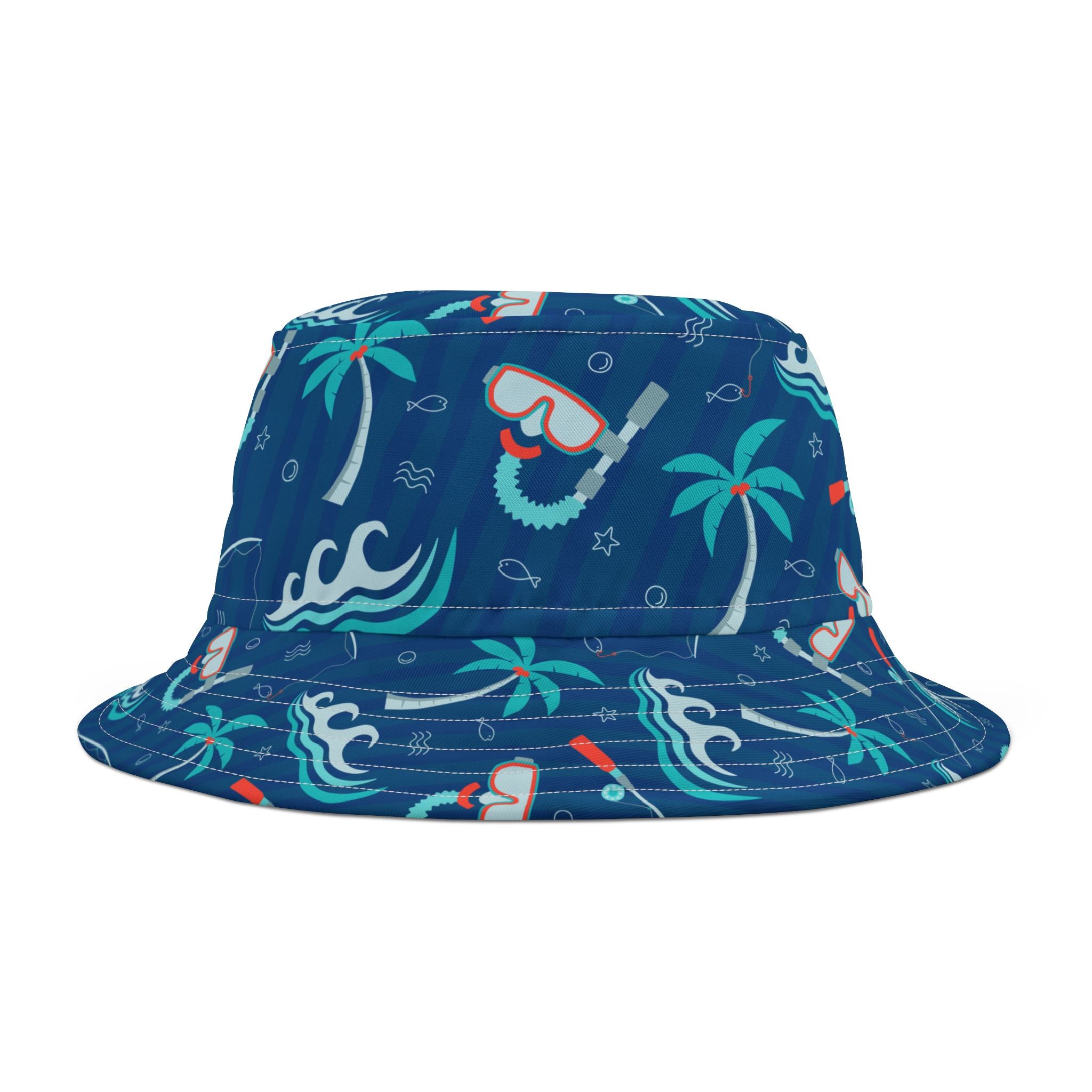 Summer Fun Bucket Hat, Fishing Bucket Hat, Beach Bucket Hat, Nautical Hat