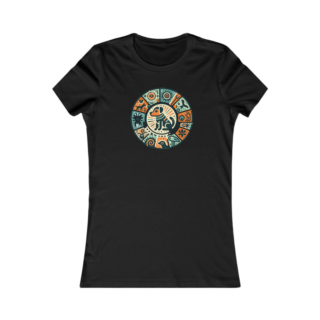 Aztec-Inspired Women's Tee, Unique Graphic Shirt for Festivals, Casual Wear, Gift for Her, Summer Style