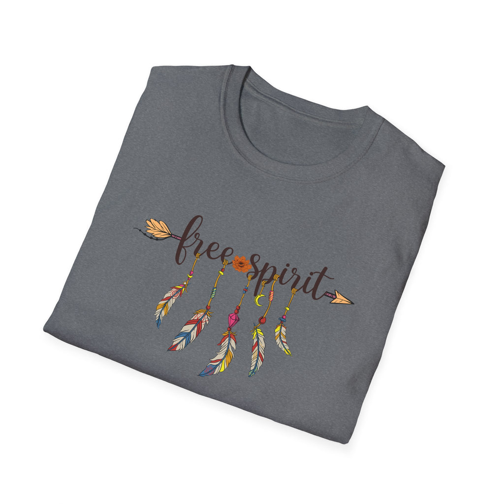 Bohemian T-Shirt - Free Spirit Tee, Gift for Dreamers, Festival Wear, Casual Style, Unique Art, Comfortable Everyday Wear