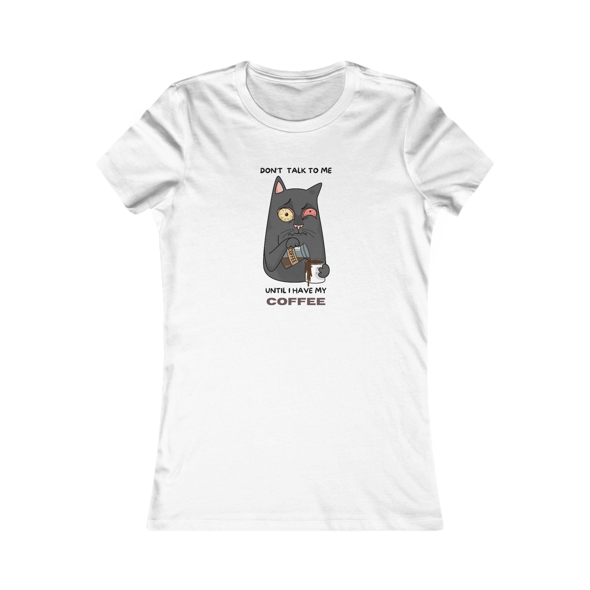 Coffee Cat, Women's Favorite Tee