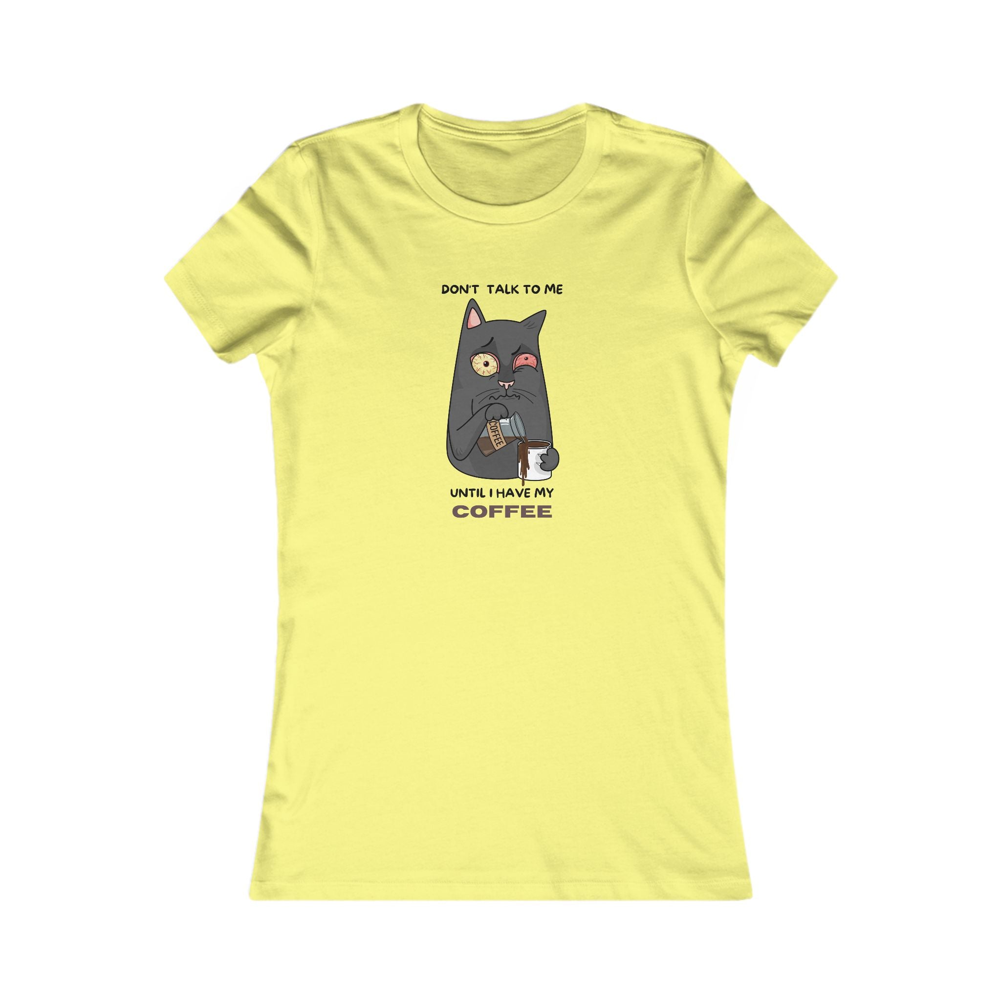 Coffee Cat, Women's Favorite Tee
