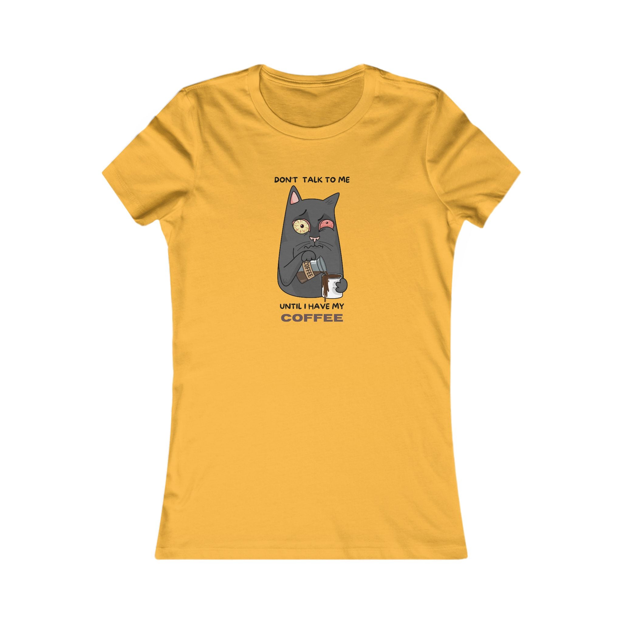 Coffee Cat, Women's Favorite Tee