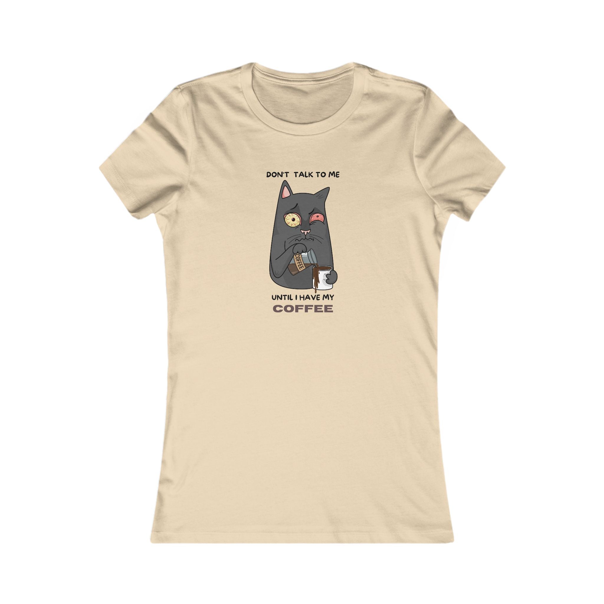 Coffee Cat, Women's Favorite Tee
