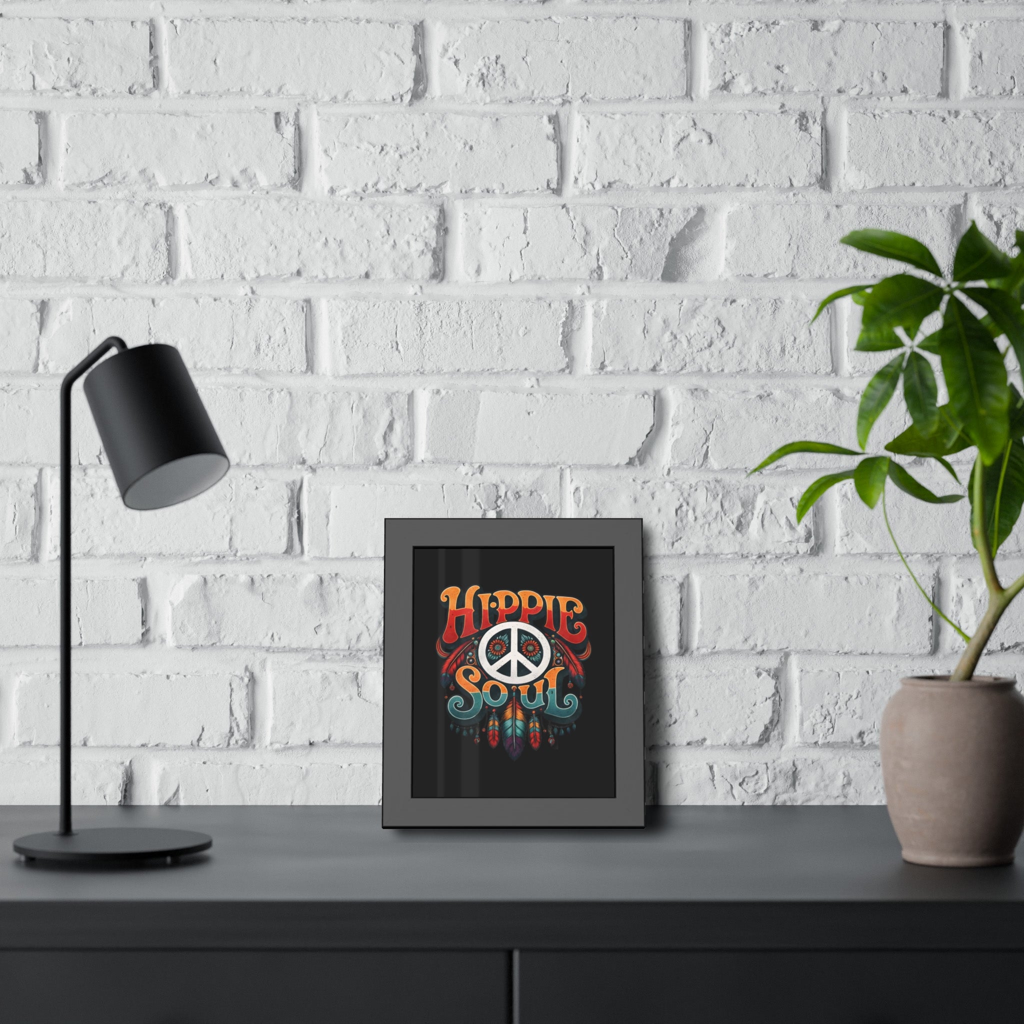 Hippie Soup, Framed Wall Art