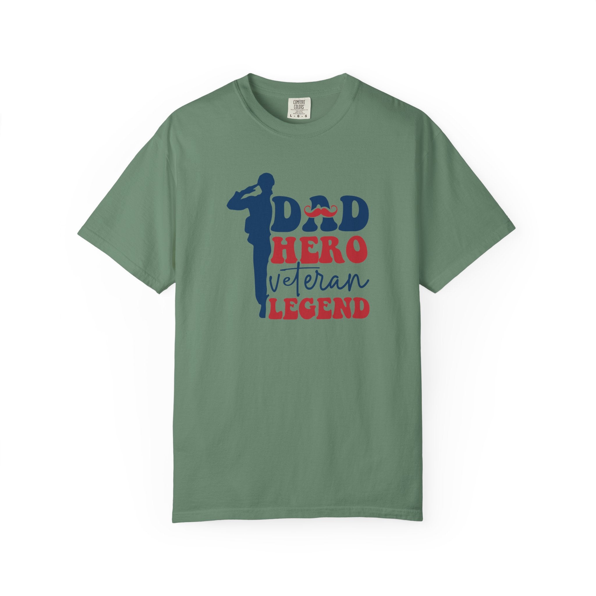 Dad Hero Veteran Legend T-Shirt, Father's Day Gift, Patriotic Shirt, Military Dad Tee, Family Man Top
