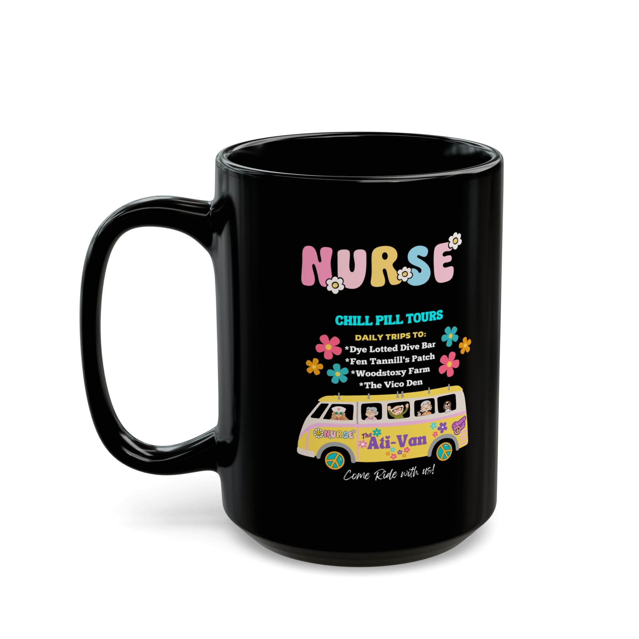 Nurse Humor Accent Coffee Mug, Funny Gift for Nurses