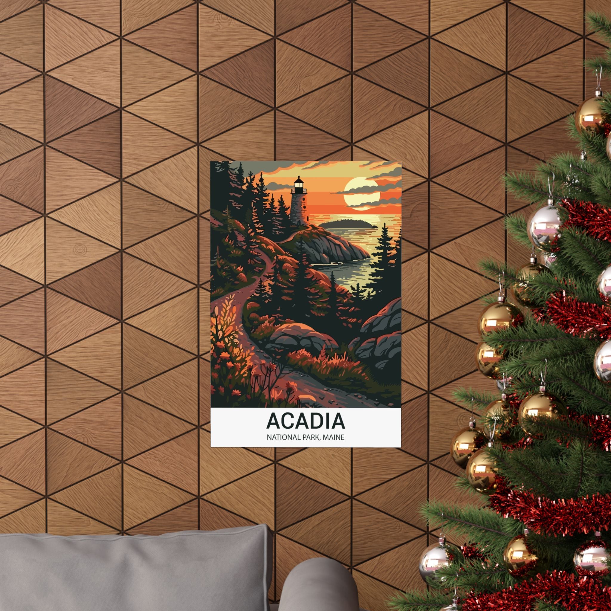 Acadia, Matte Vertical Poster