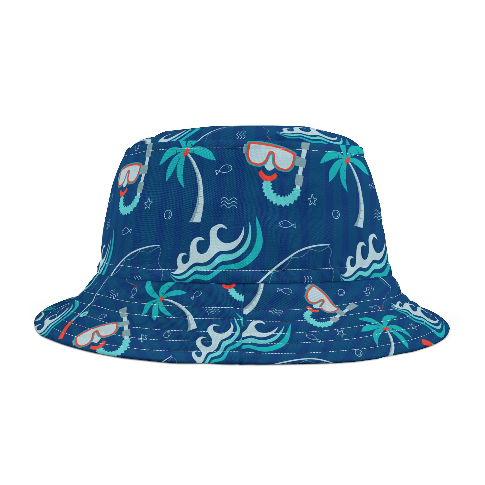 Summer Fun Bucket Hat, Fishing Bucket Hat, Beach Bucket Hat, Nautical Hat