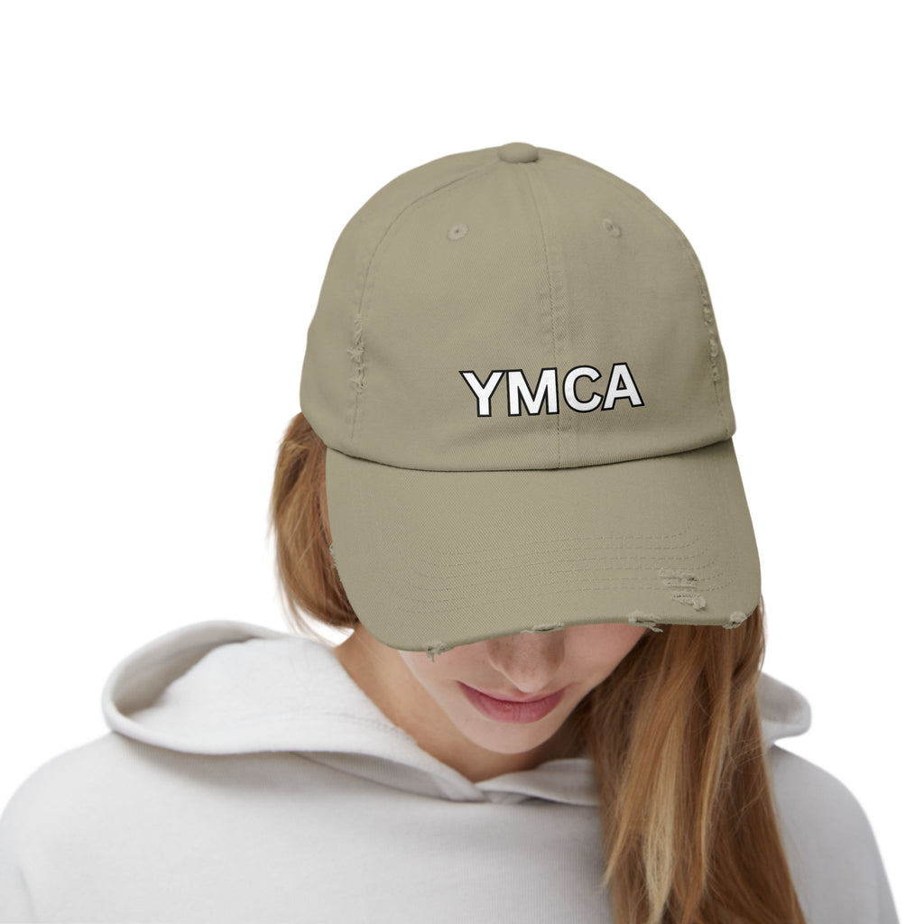 YMCA Distressed Cap, Village People Hat, Retro Baseball Cap, 70s Music Fan Gift,