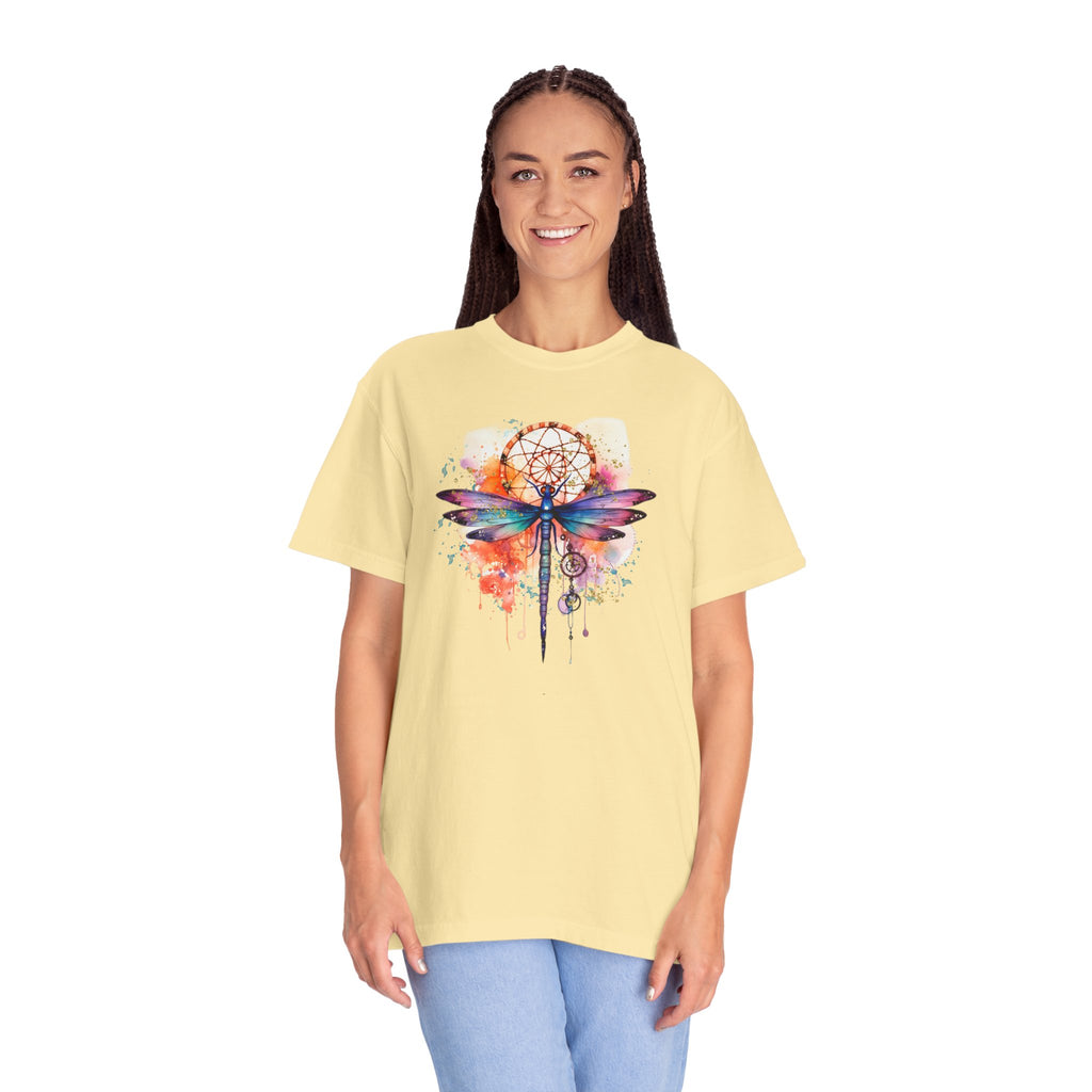 Rainbow Dragonfly Dreamcatcher T-Shirt for Men and Women