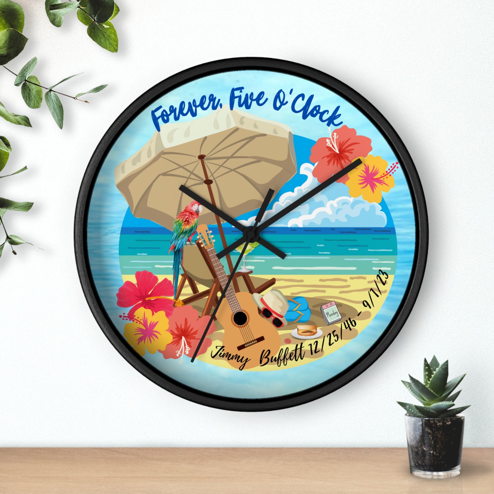 Jimmy Buffett, Forever Five O'Clock, Wall Clock