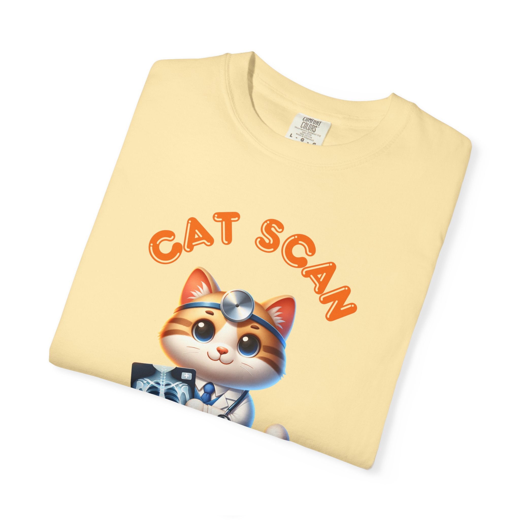 Cat Scan T-Shirt, Funny Cat Tee, Unisex Graphic Shirt, Cat Lover Gift, Animal X-Ray Tee