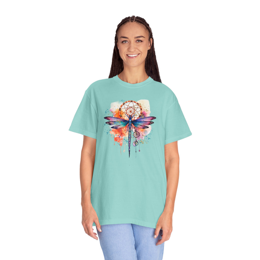 Rainbow Dragonfly Dreamcatcher T-Shirt for Men and Women
