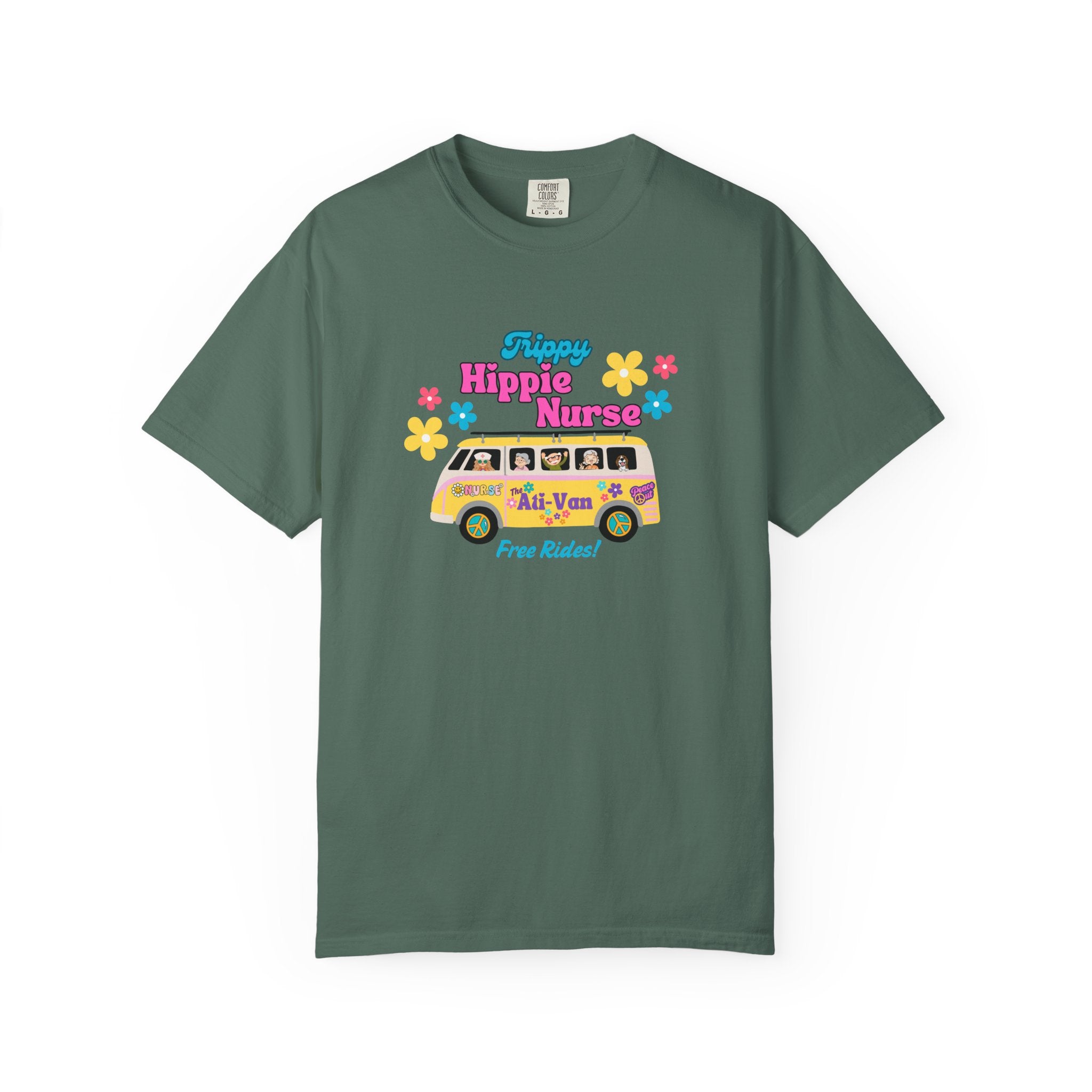 Trippy Hippie Nurse Unisex T-shirt, Funny Nurse Shirt