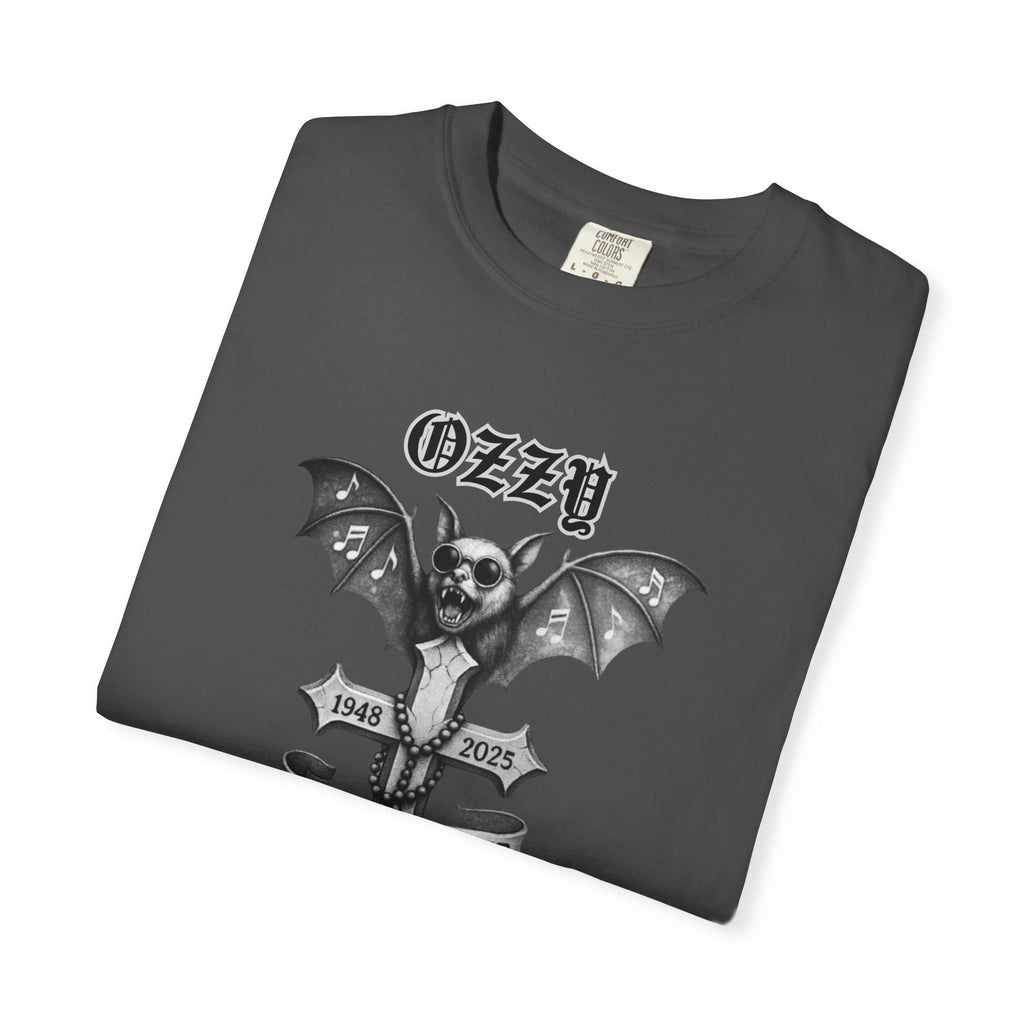 OZZY Bat Memorial T-Shirt, Memorial Blk Sabbath, Music Lover Tee, Ozzy Fan Shirt, Rock T-Shirt, Ozzy Unisex T-Shirts