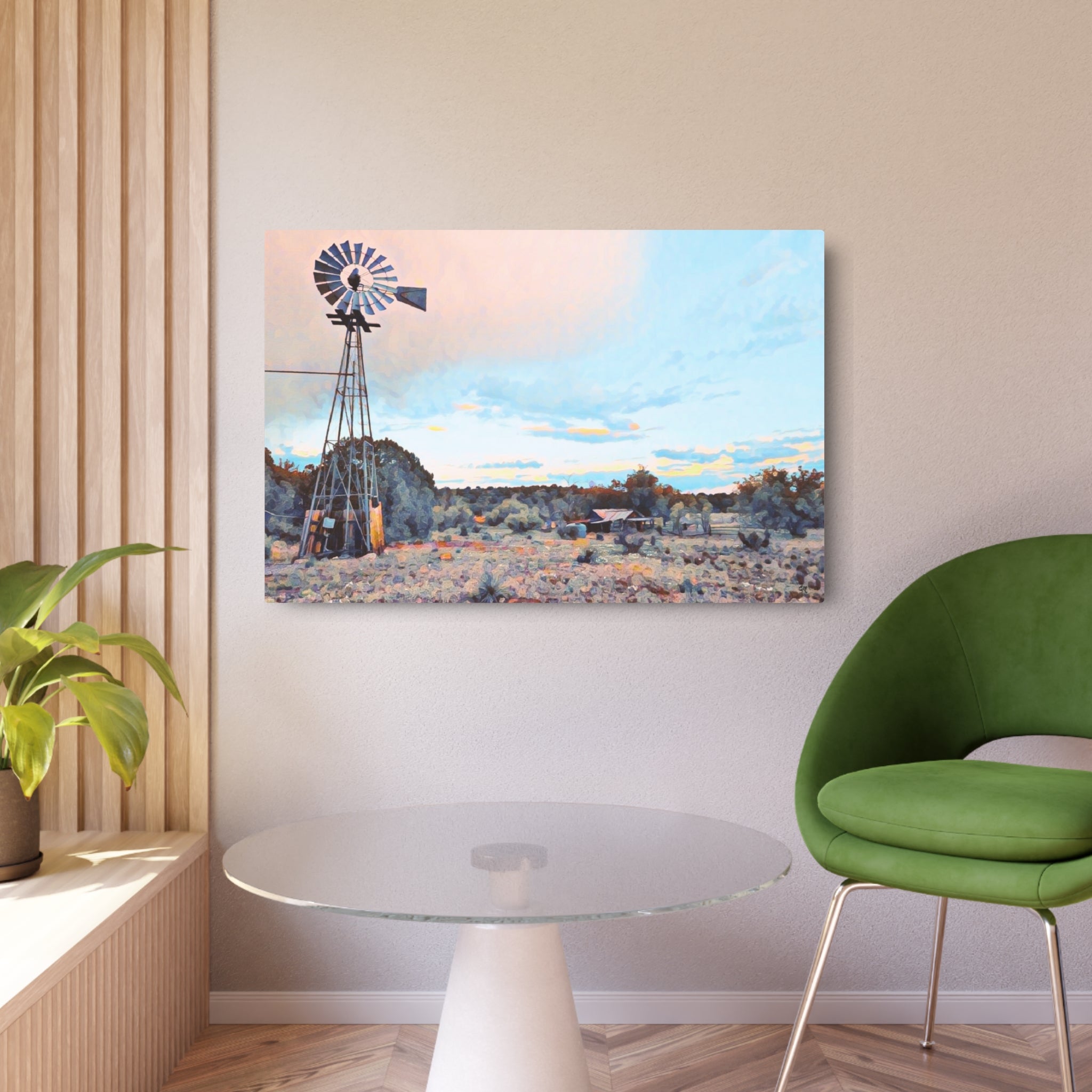 Paranormal Arizona Ranch Metal Painting,  UAP's, Shape Shifters, Government Conspiracy, Unexplained Energy Fields