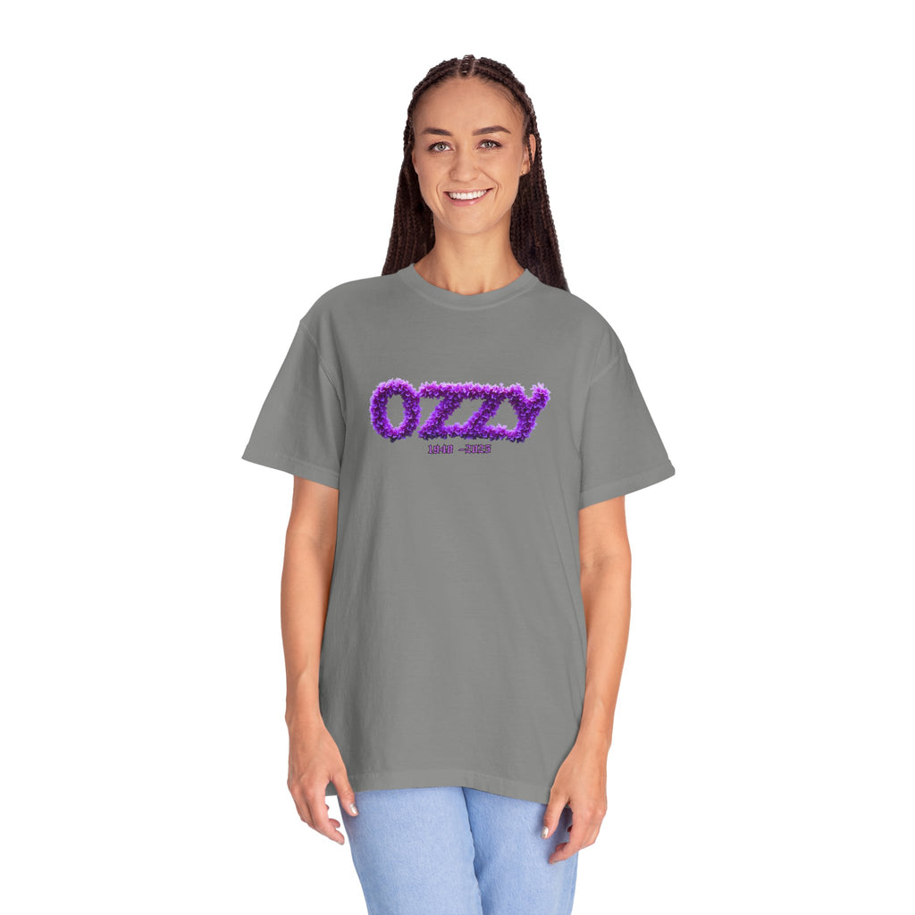 OZZY Memorial Flowers T-Shirt,  T-Shirt, Memorial Blk Sabbath, Music Lover Tee, Rock T-Shirt, OZZY Fan Shirt