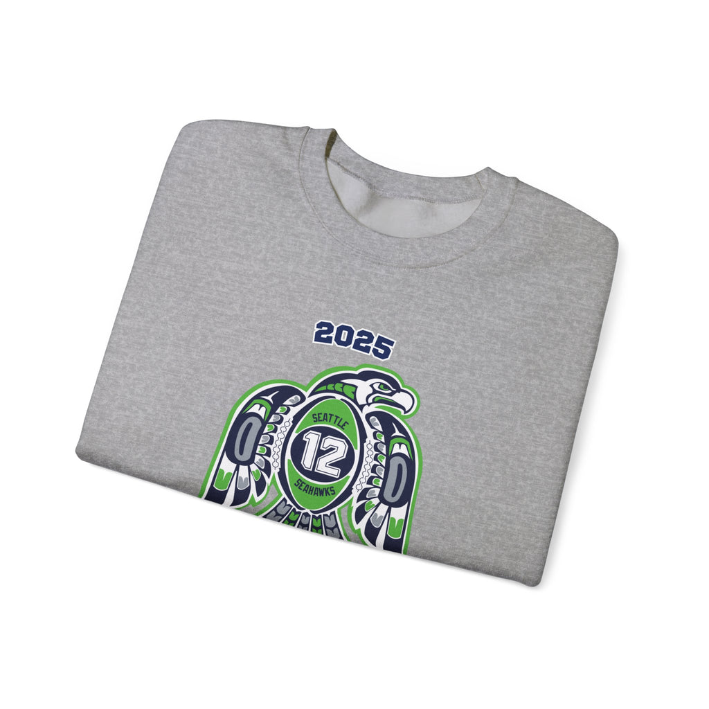 Seahawks 12th Man NFC Champions 2025 Crewneck Sweatshirt
