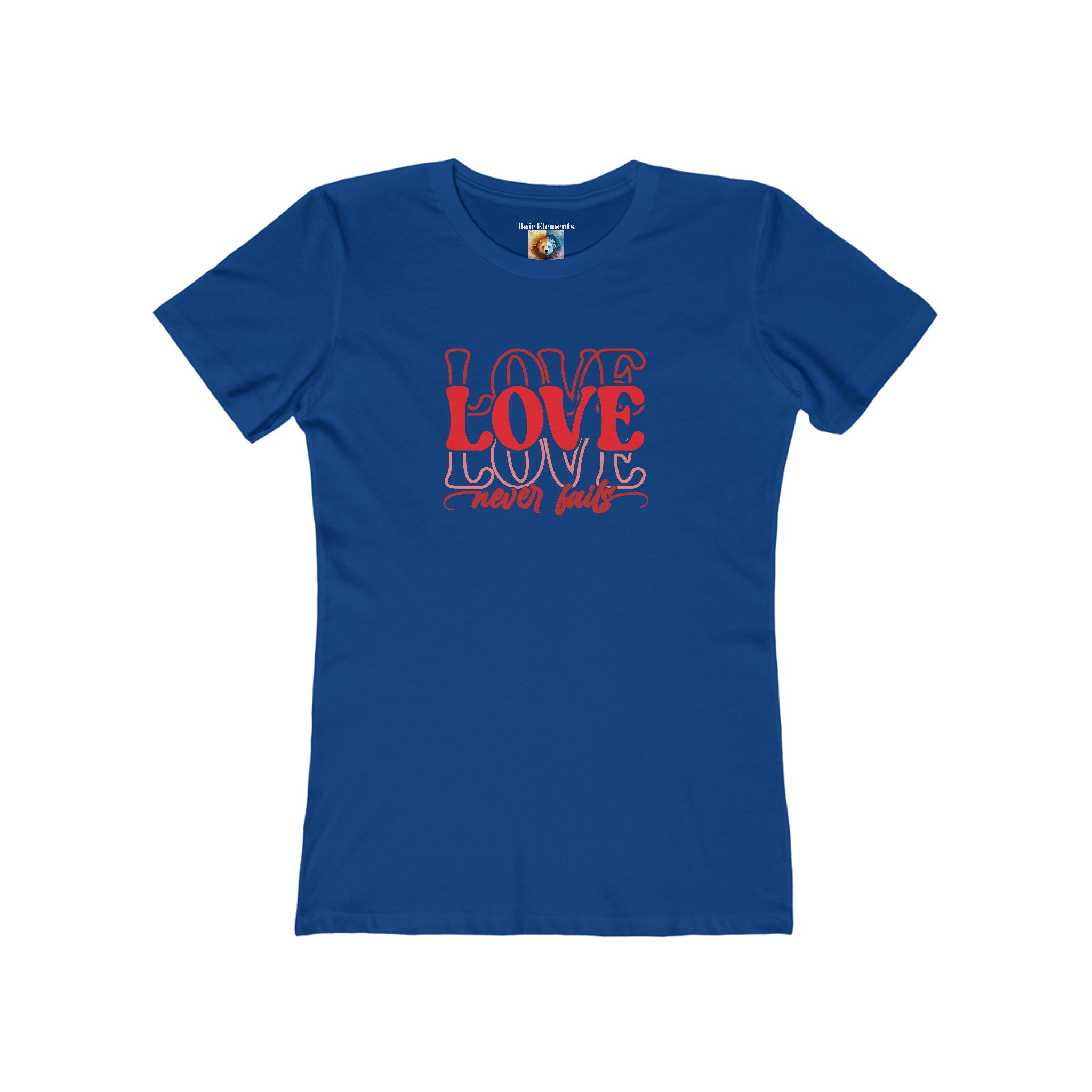 Love Never Fails, The Boyfriend Tee for Women