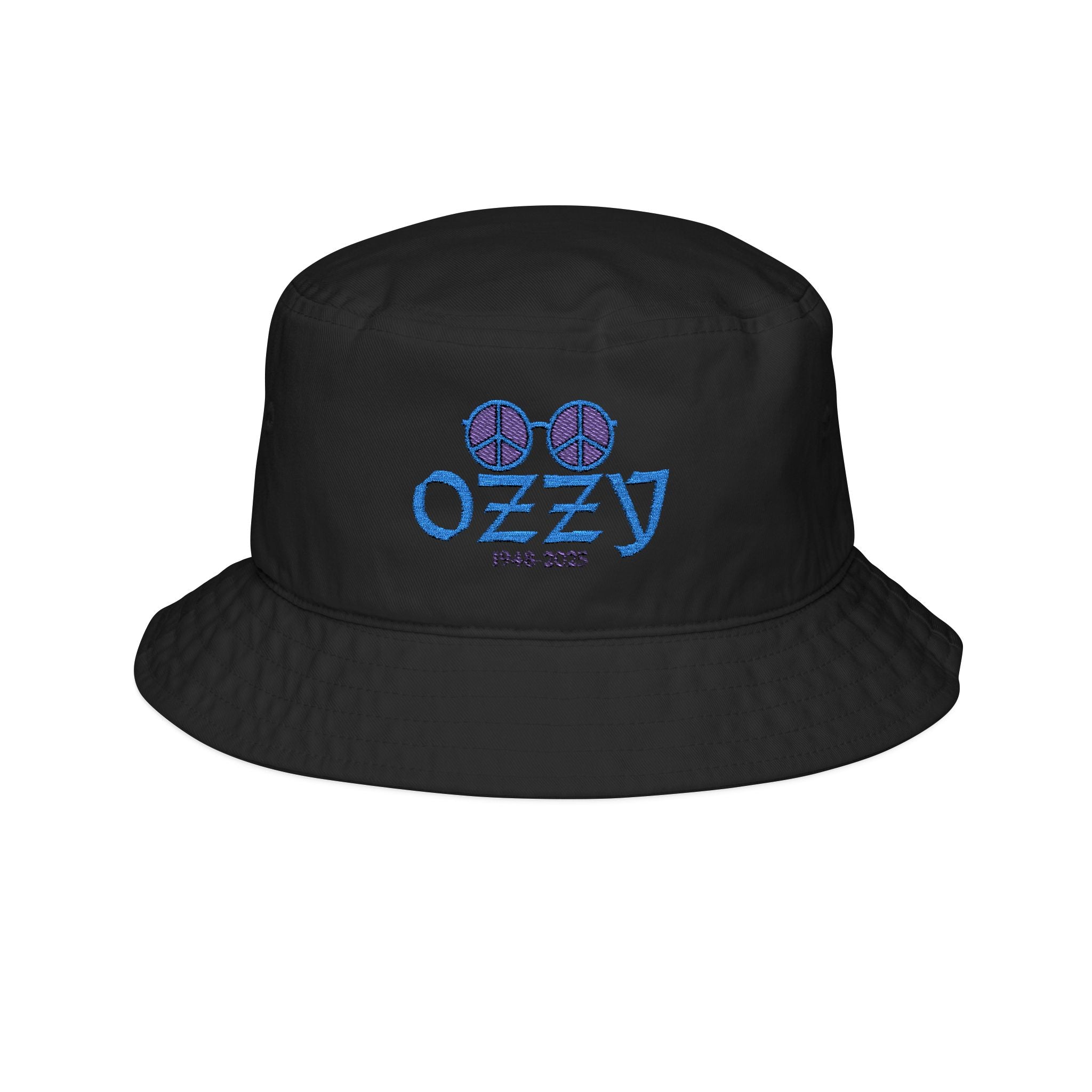 Ozzy Tribute Bucket Hat, Dated Embroidered Ozzy Fan Hat, Unisex Classic Bucket Hat, Ozzy Memorial Tribute