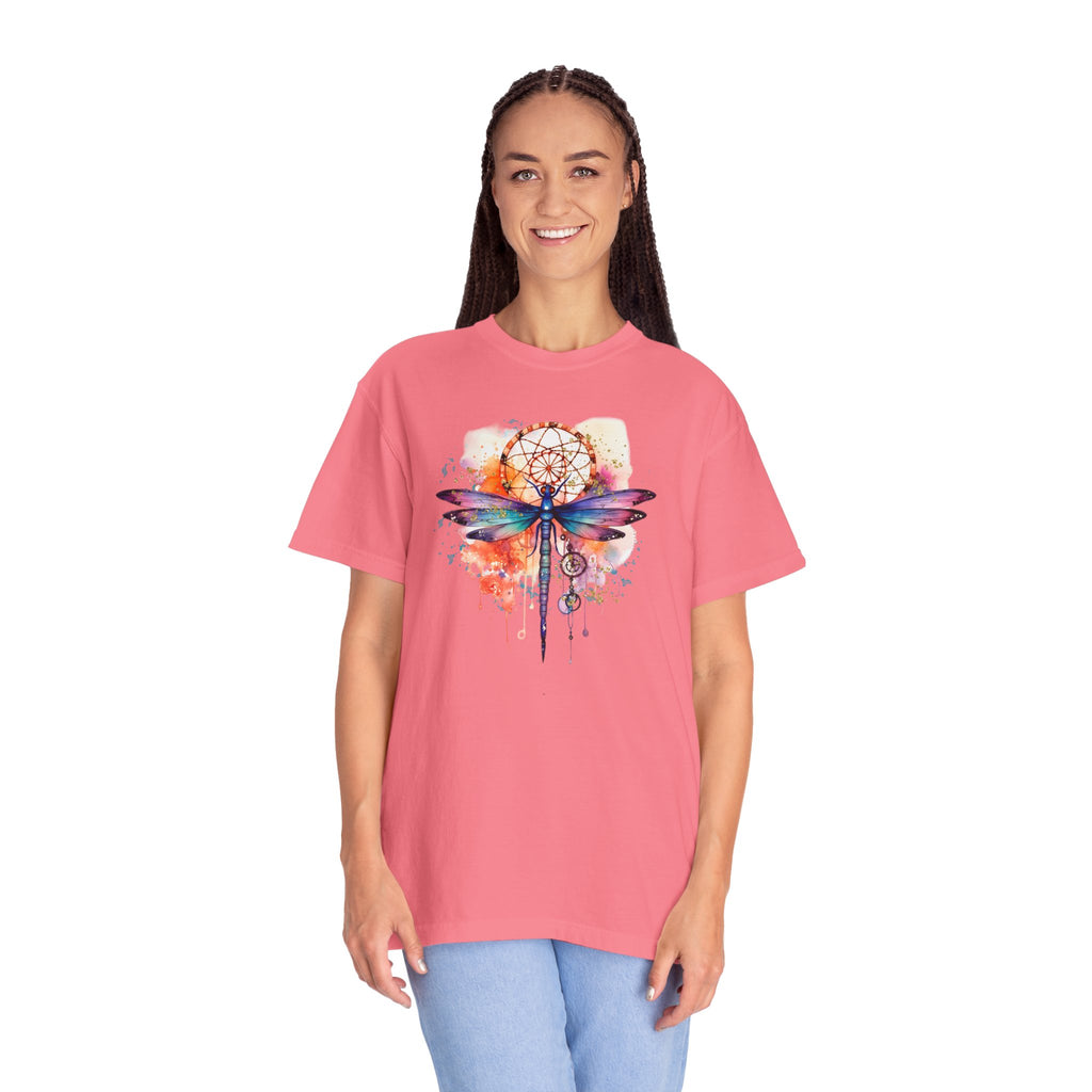 Rainbow Dragonfly Dreamcatcher T-Shirt for Men and Women