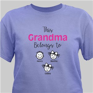 Personalized Belongs to Kid Faces T-Shirt