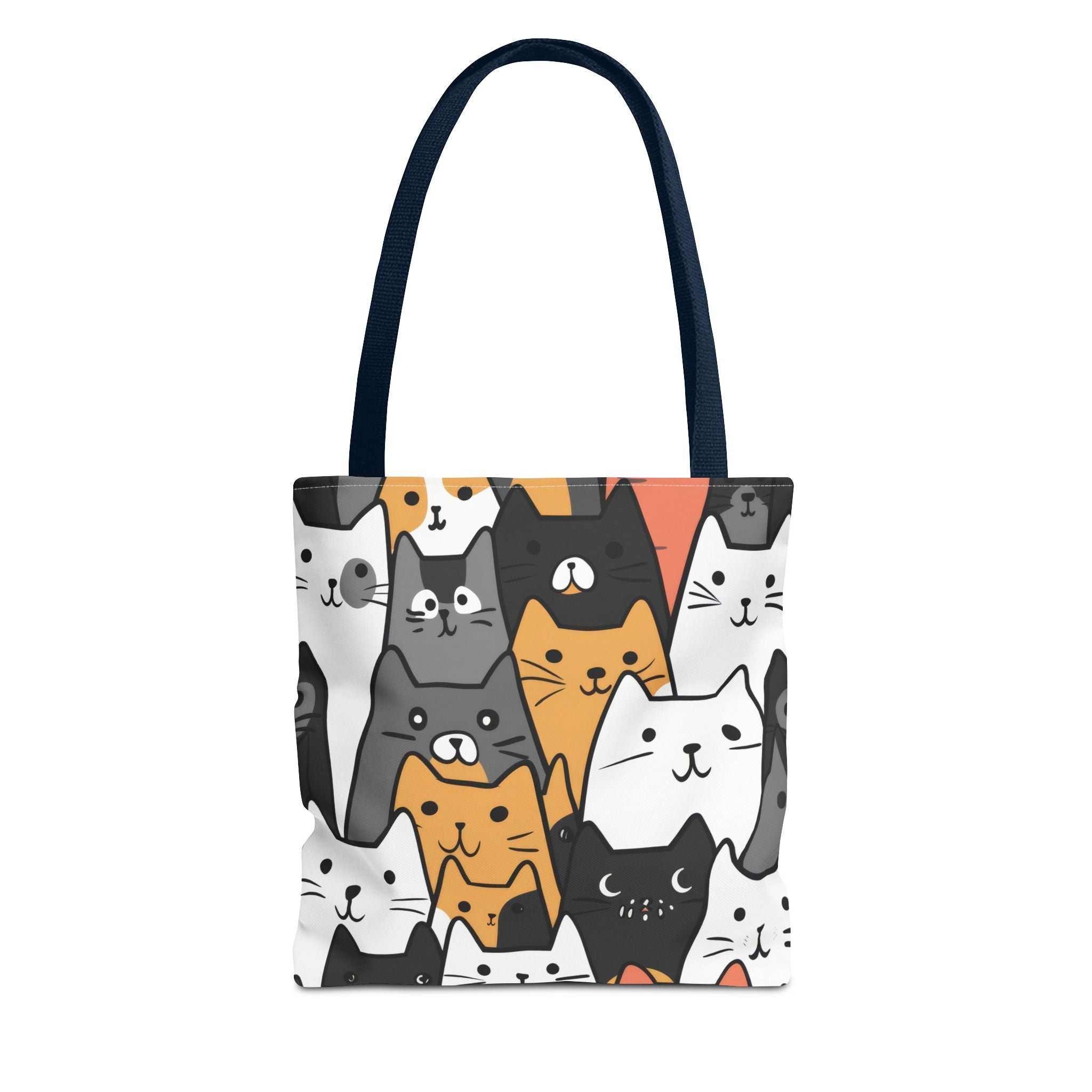 Cat Face Tote Bag, 3 Sizes