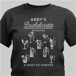 Personalized Assorted Drinks with Names T-Shirt