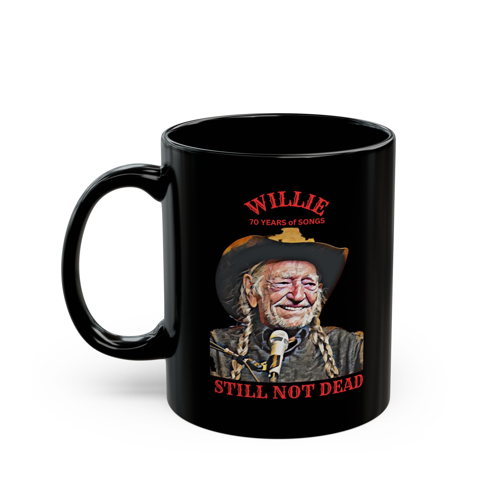 Willie Mug – 11oz | A Perfect Gift for Music Lovers & Fans