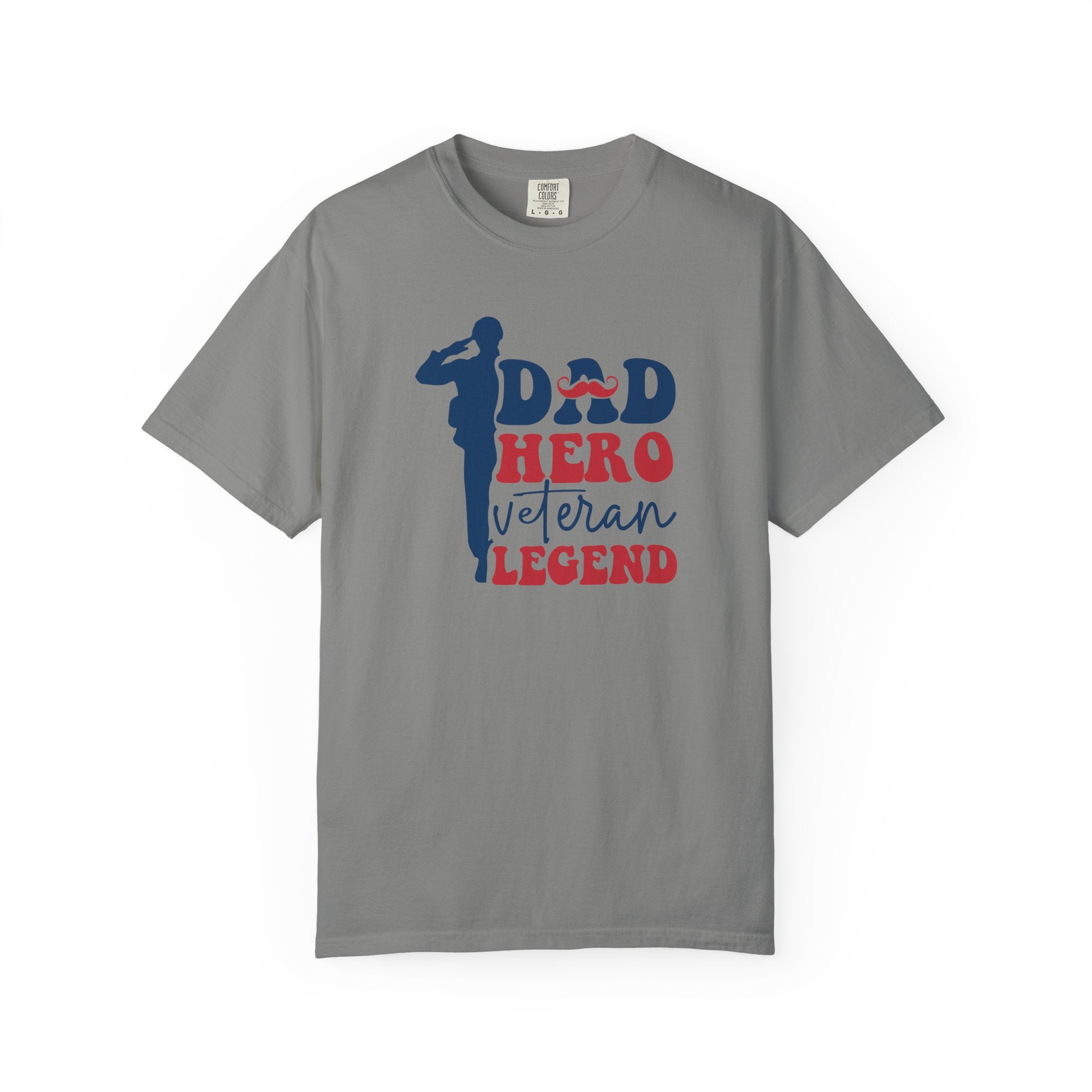 Dad Hero Veteran Legend T-Shirt, Father's Day Gift, Patriotic Shirt, Military Dad Tee, Family Man Top