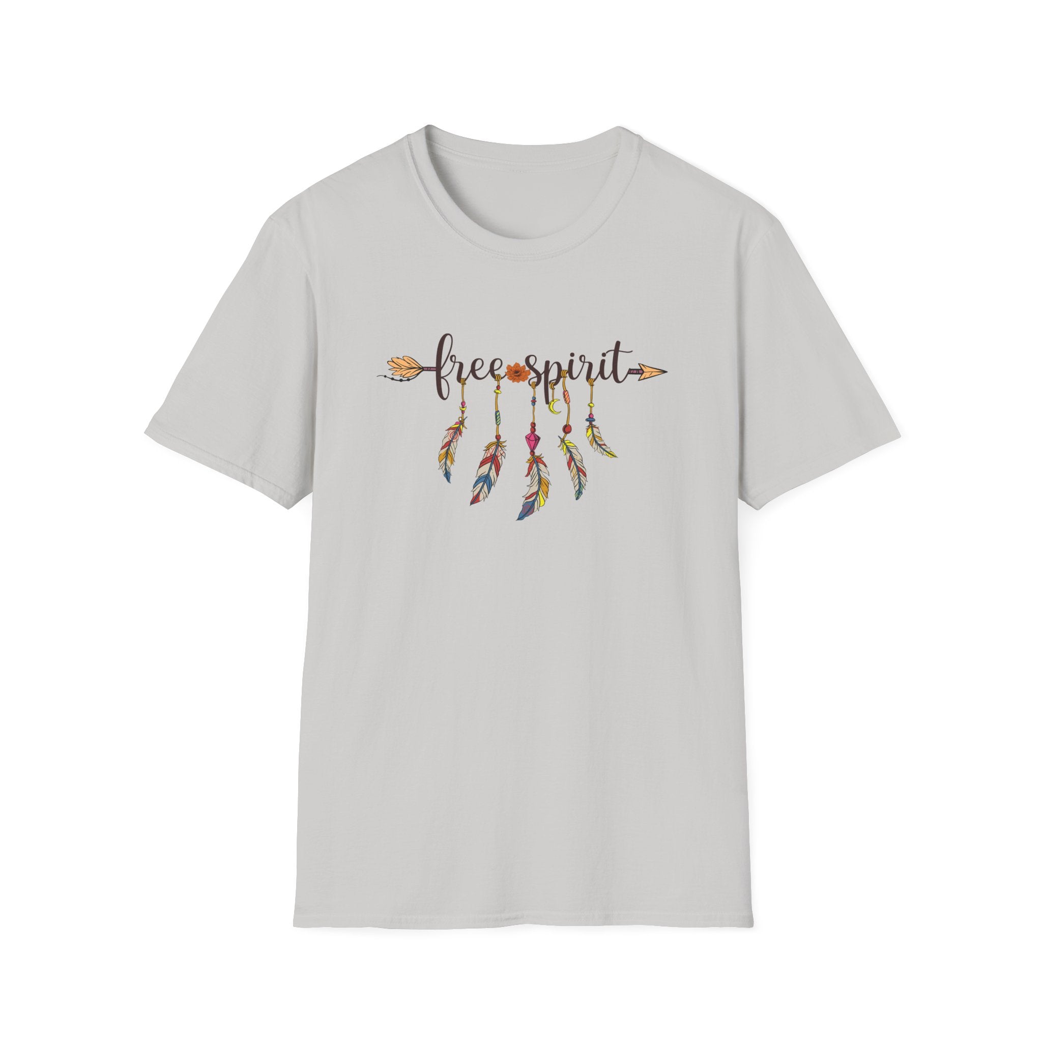 Bohemian T-Shirt - Free Spirit Tee, Gift for Dreamers, Festival Wear, Casual Style, Unique Art, Comfortable Everyday Wear