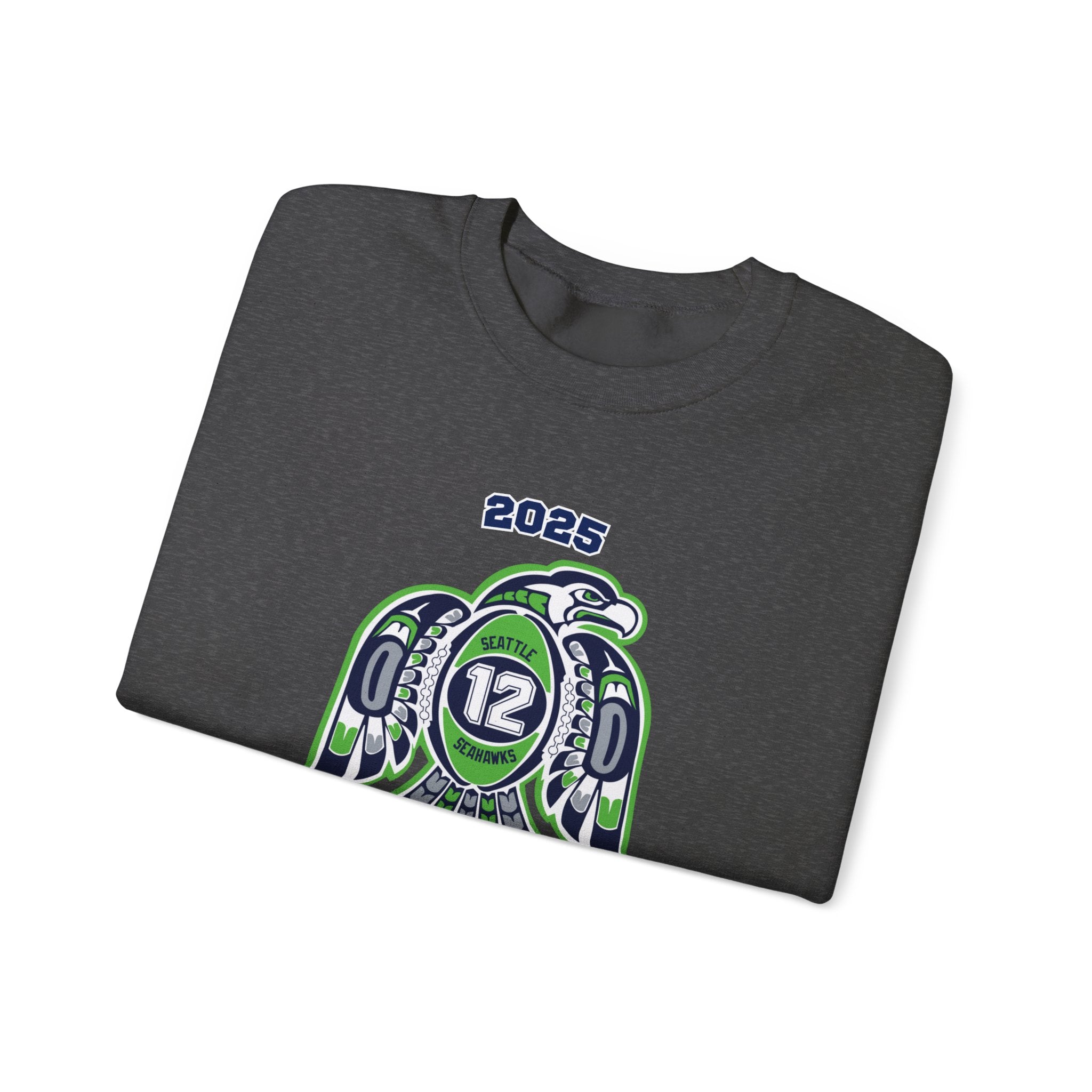 Seahawks 12th Man NFC Champions 2025 Crewneck Sweatshirt