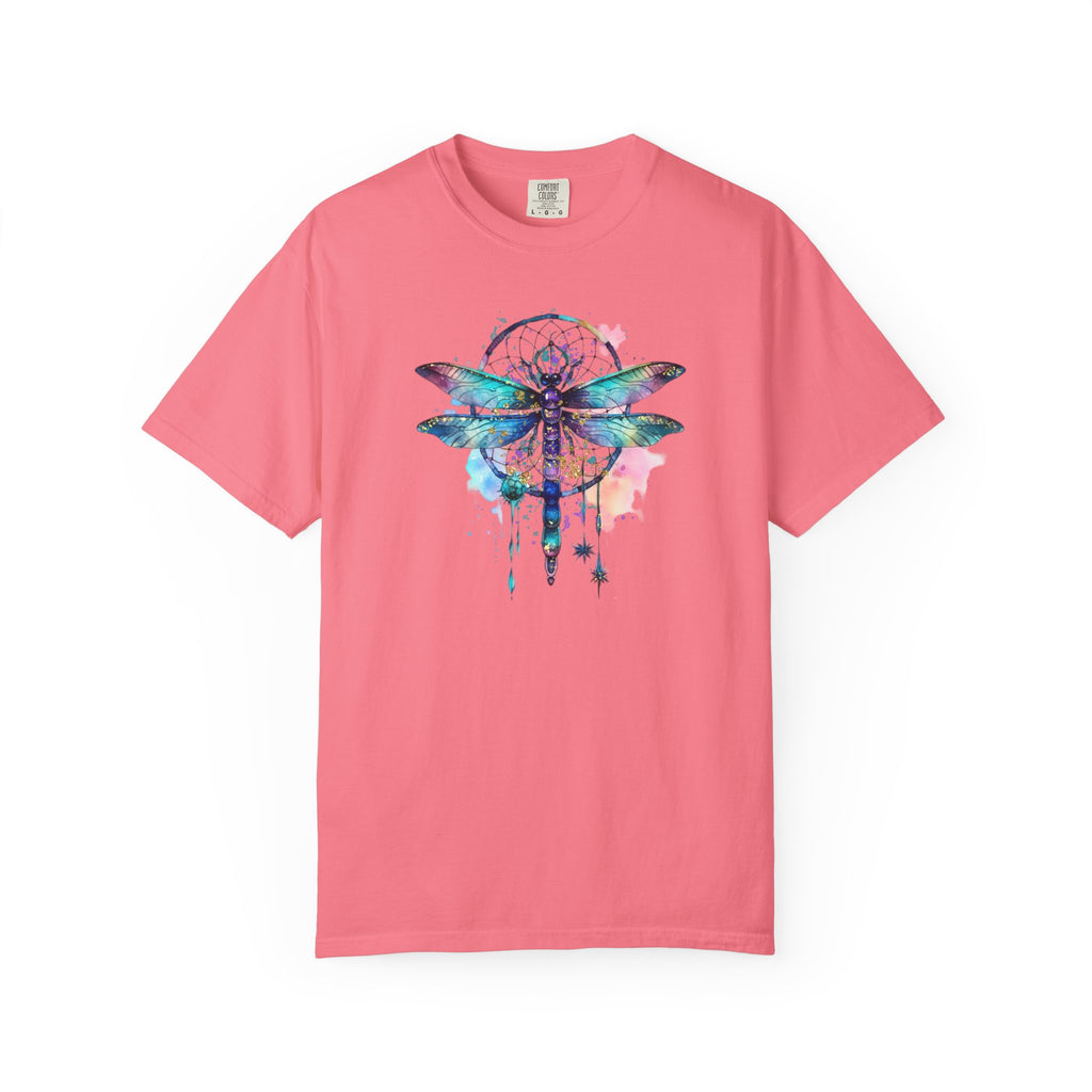 Blue Dragonfly Dreamcatcher T-Shirt for Men and Women